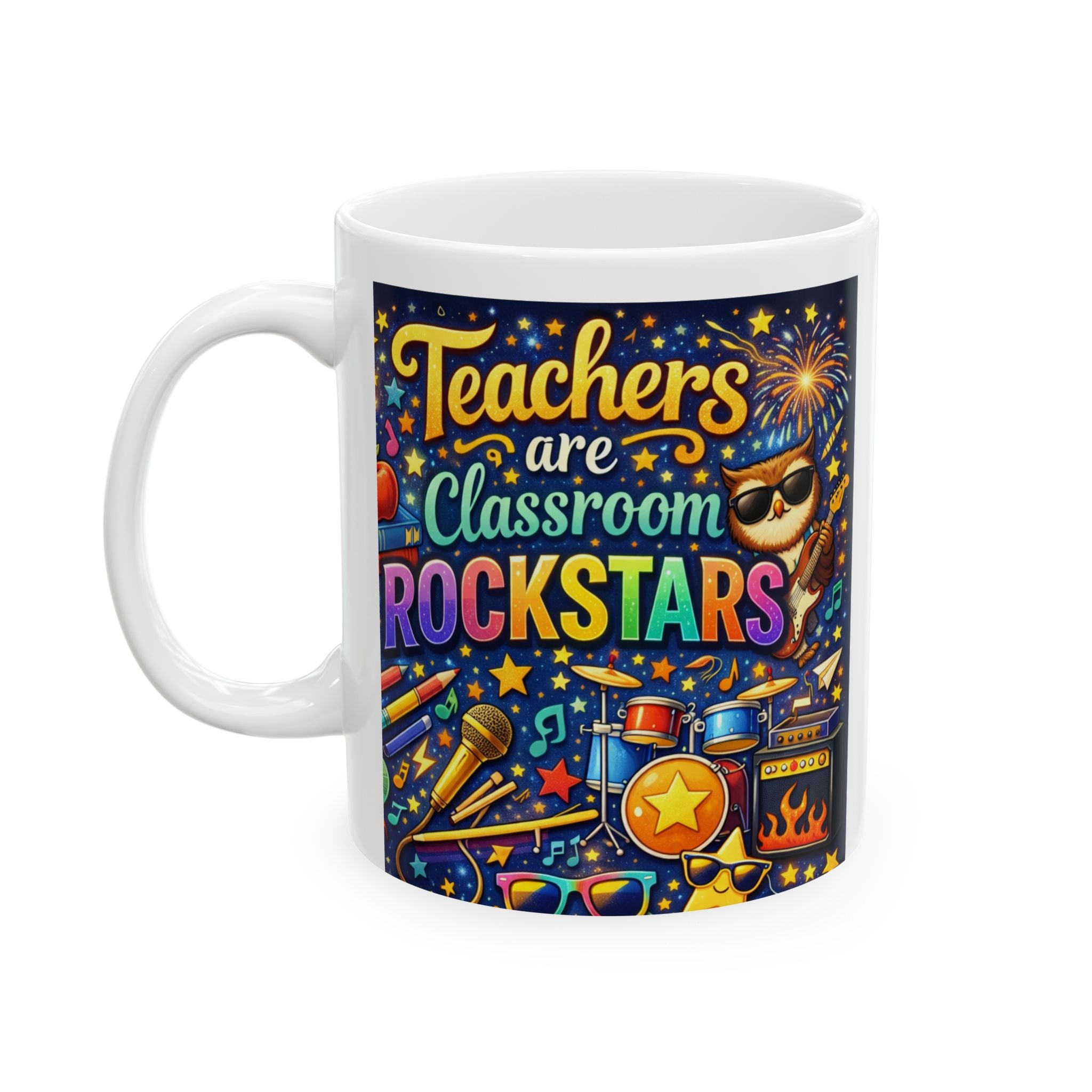 Teachers Are Classroom Rockstars, Great Gift for Educators, Perfect for Inspiring Conversations