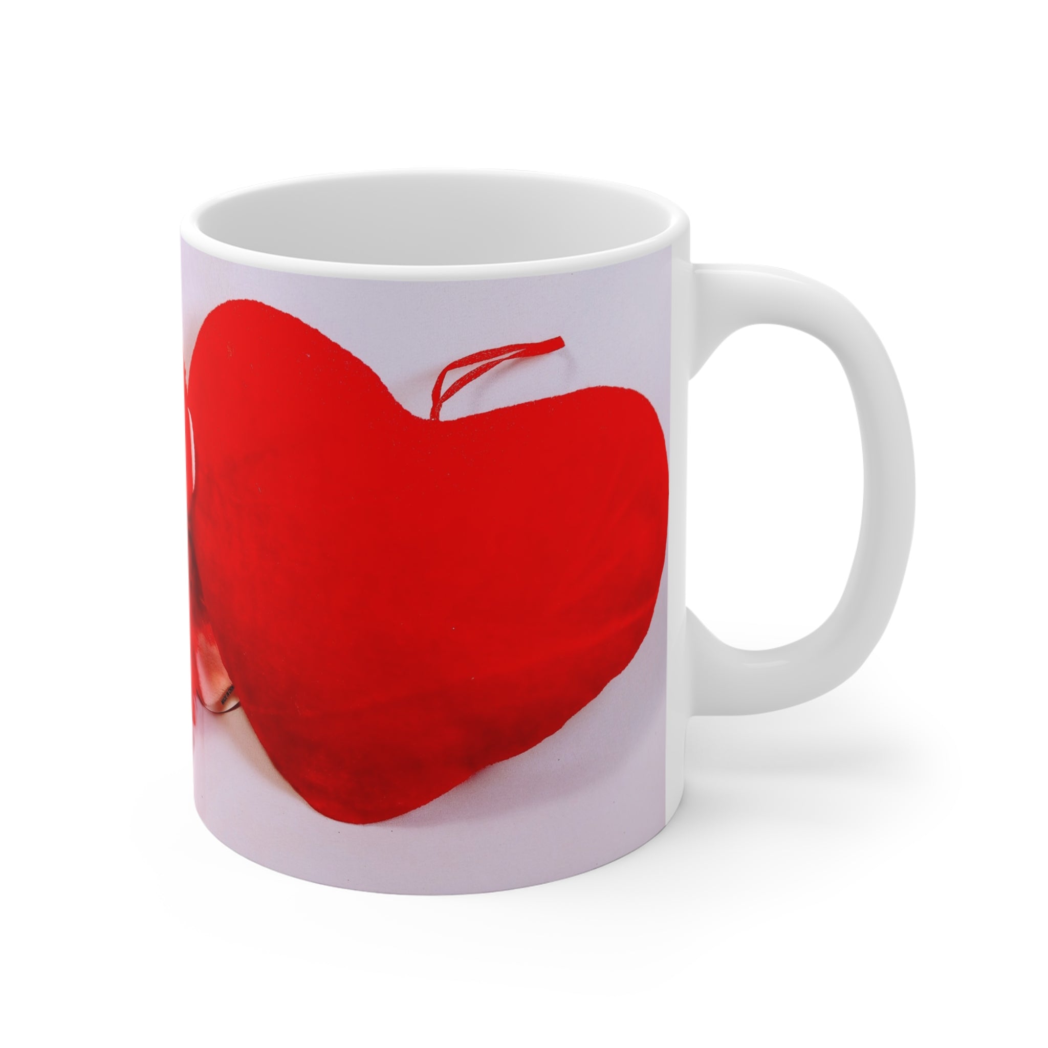 Valentine Classic White Ceramic Mug - For Coffee lovers and monkey lovers, Great collectible mug.