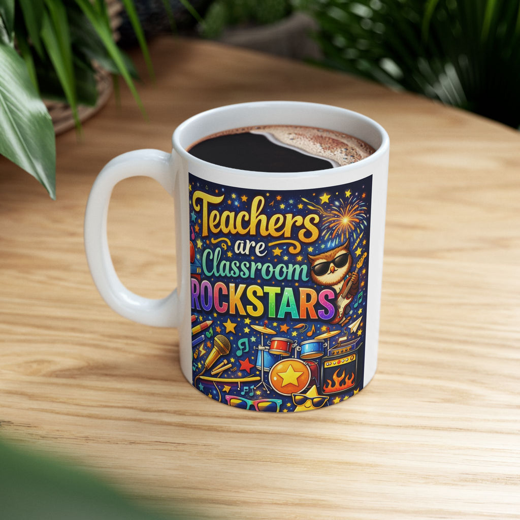 Teachers Are Classroom Rockstars, Great Gift for Educators, Perfect for Inspiring Conversations