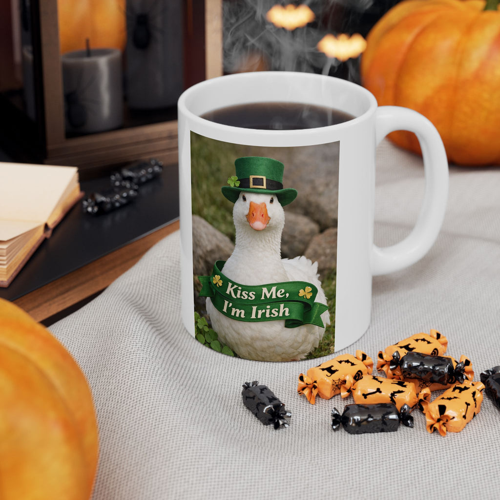 St. Patrick's Duck Photo Mug, Nature-Inspired Perfect for Nature Lovers  Ideal for Gifting