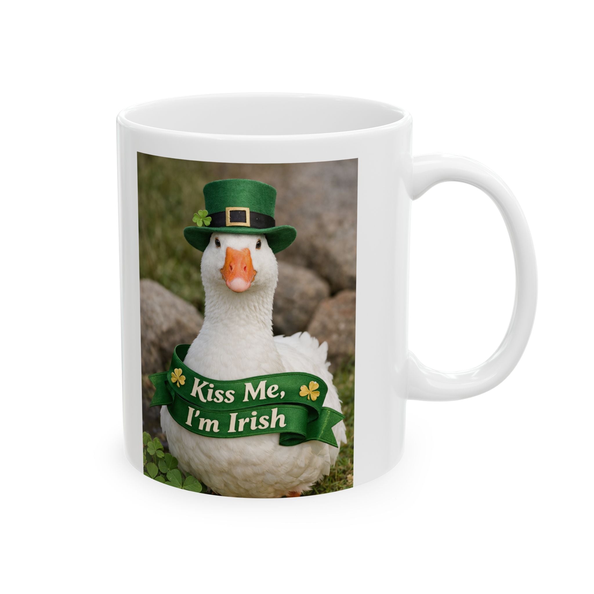 St. Patrick's Duck Photo Mug, Nature-Inspired Perfect for Nature Lovers  Ideal for Gifting