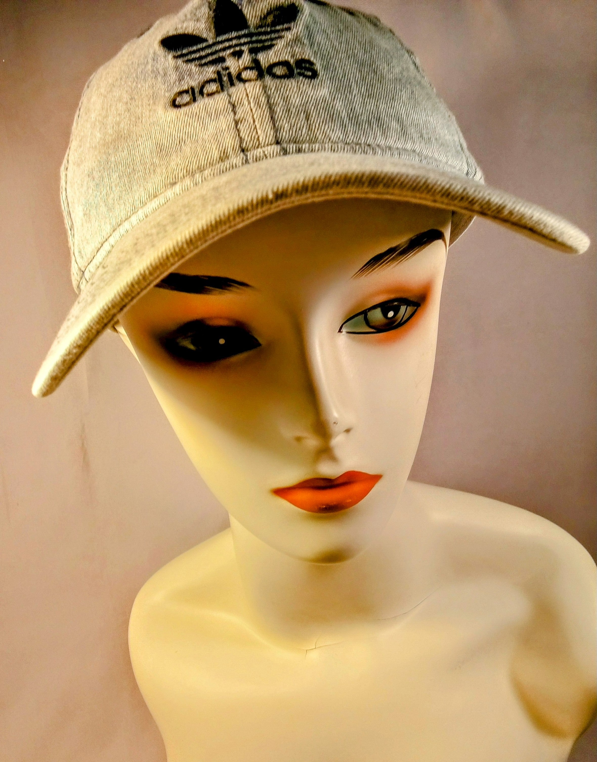 Adidas Hat Light Blue with Embroidered Logo, Retro Cap Sporty Chic Vintage-Inspired, Throwback Classic Design