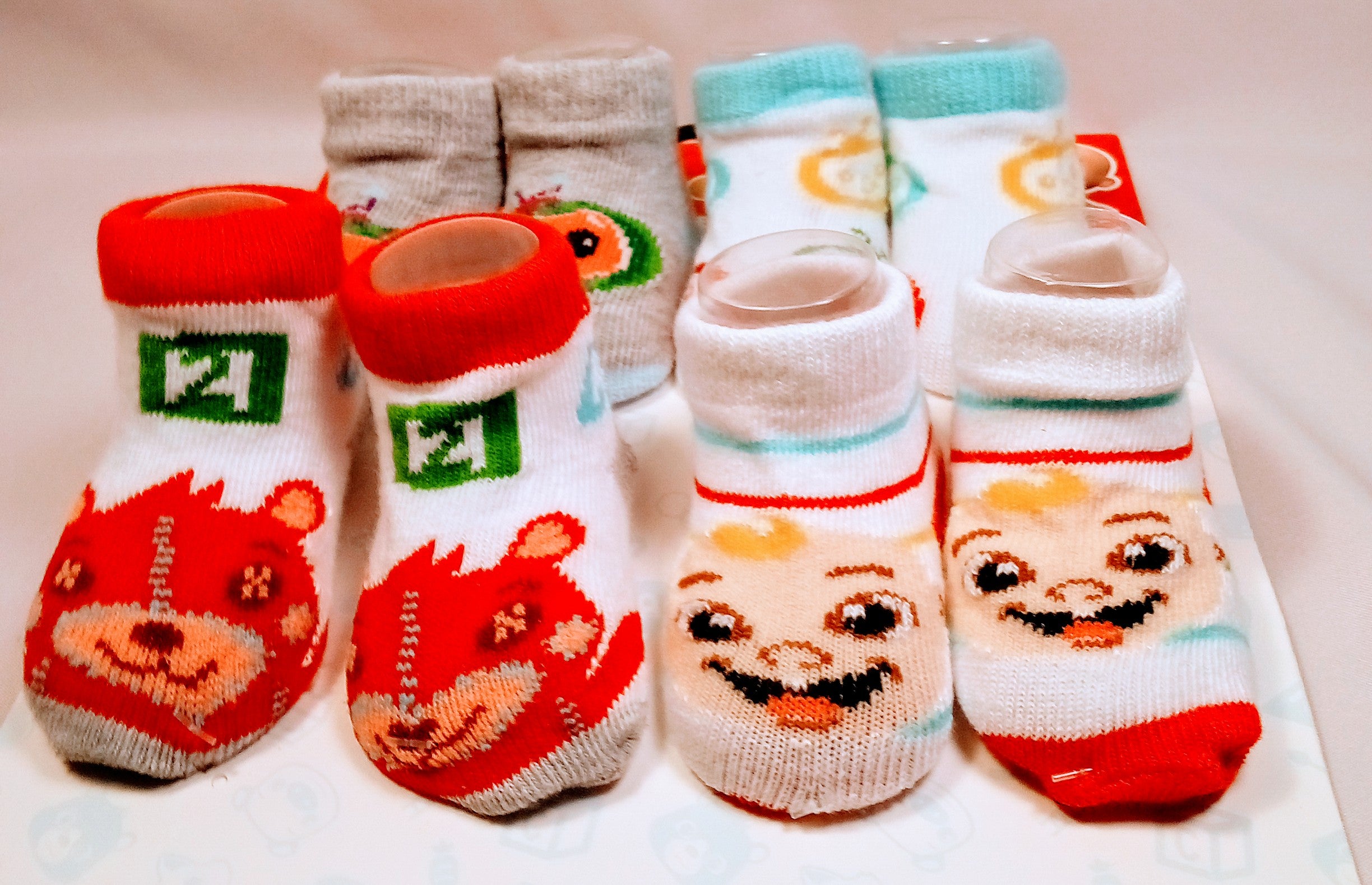 Adorable Baby Booties Perfect Winter Shoes, Great Baby Shower Gift, Cute Cozy Socks, Ideal Newborn Gift for Infant Toddler and Nursery Decor