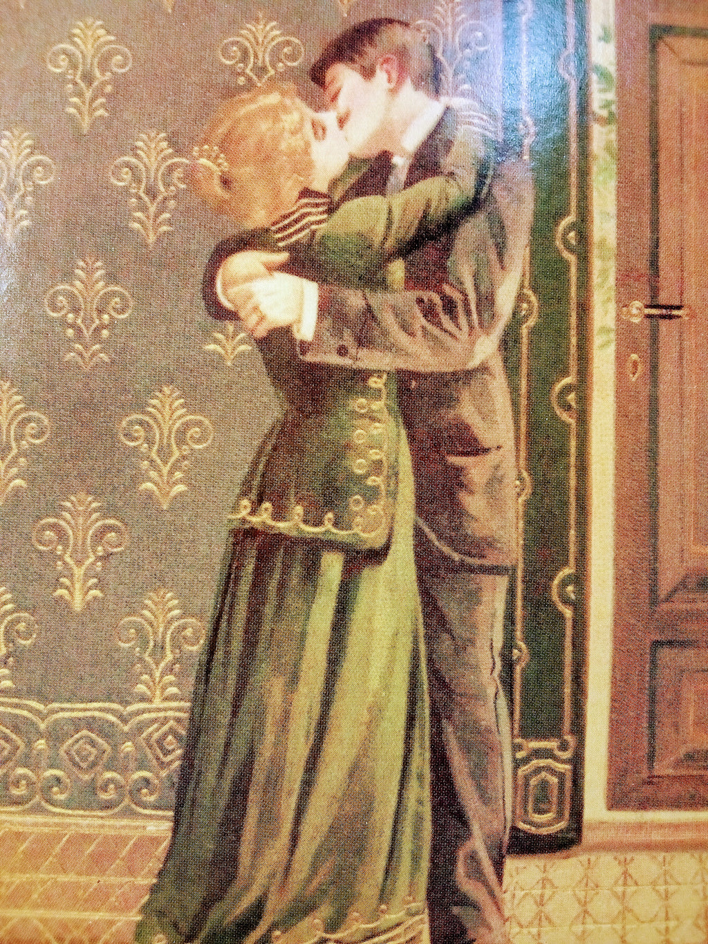 Vintage Barbie Romance 1992 Fashion Queen Doll: Emerald Green Velvet, Golden Embellishments