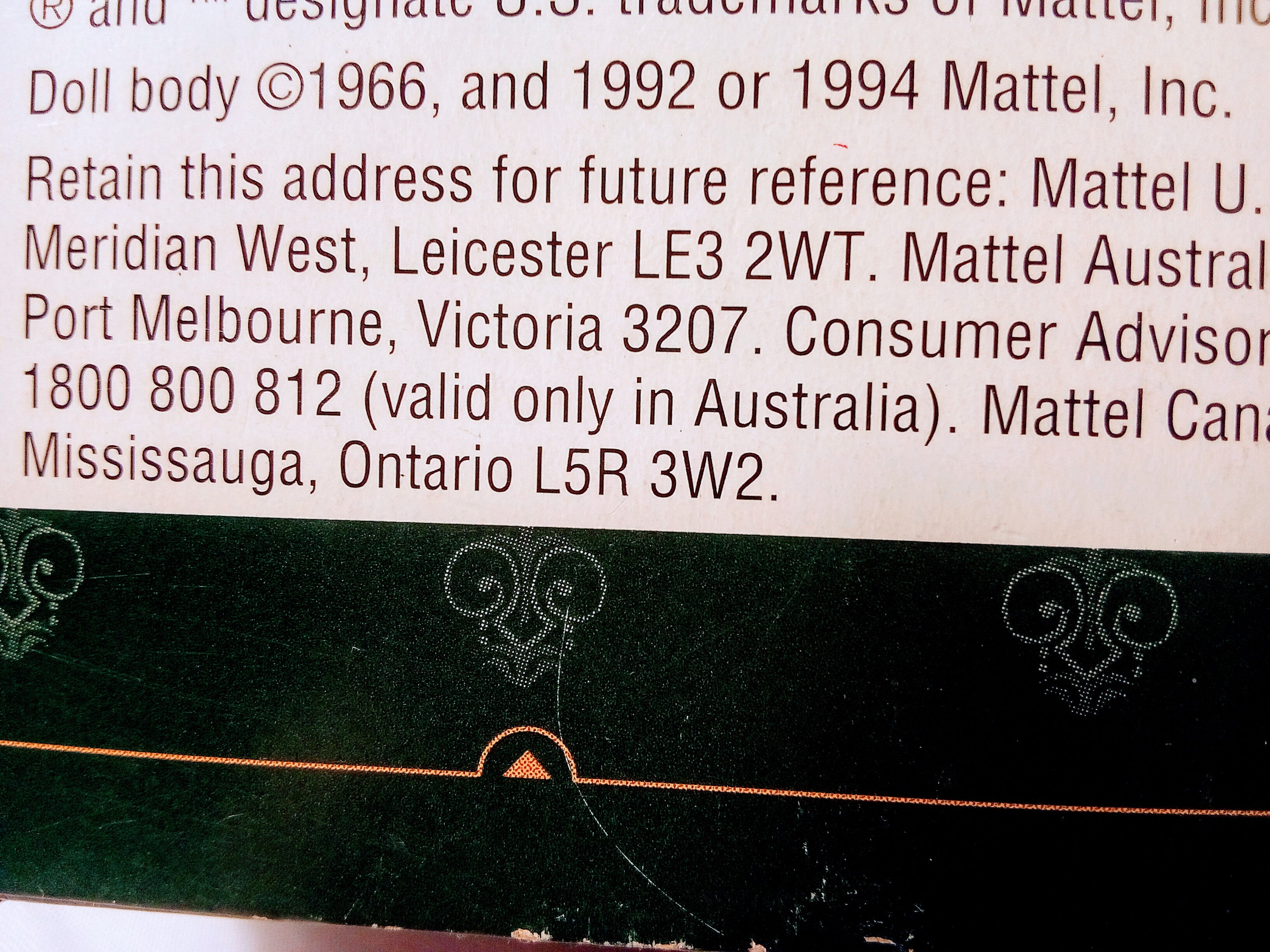 Vintage Barbie Romance 1992 Fashion Queen Doll: Emerald Green Velvet, Golden Embellishments