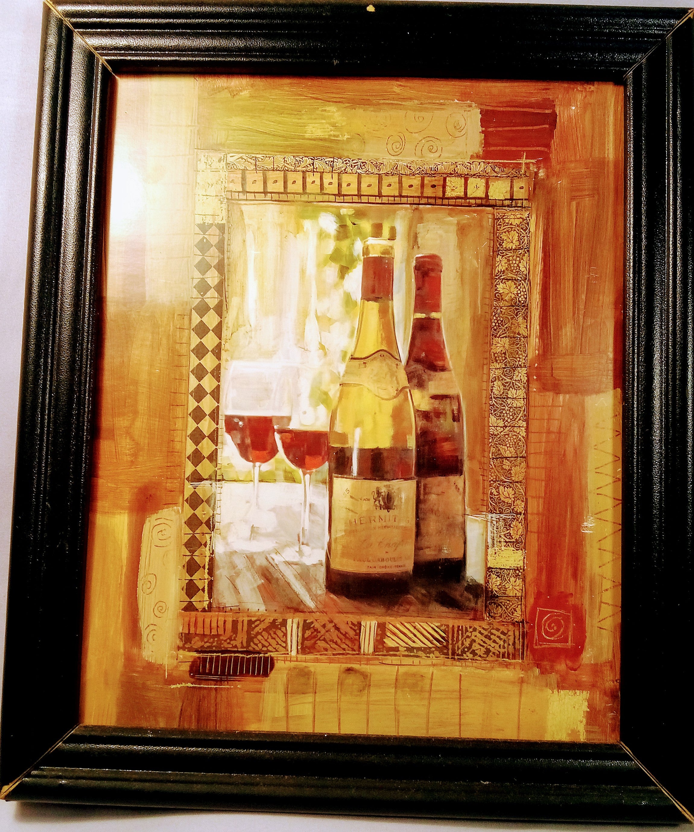 Christmas Gift Set of 2: Home Bar Decors, Elegant Rustic Tavern Decor, AND Vintage Wall Art Hermitage for Basement Farmhouse