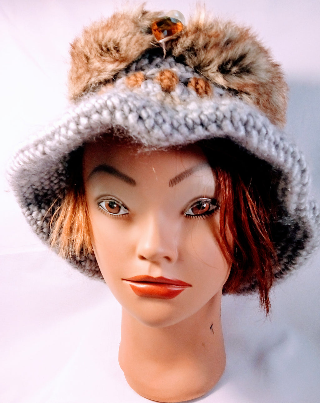 Christmas Winter Knitted Bonnet Beanie, Easy Christmas Knitted Hat, Christmas Party Accessory