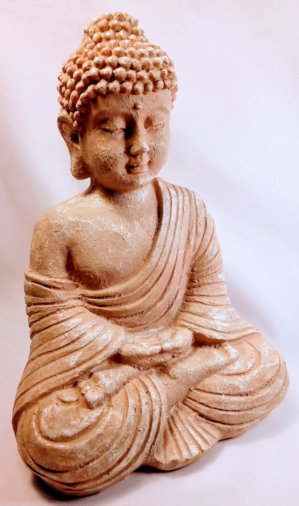 Tibet Buddha Figurine, Happy Sitting Idol for Serenity Meditating for Peaceful Garden Inspiration