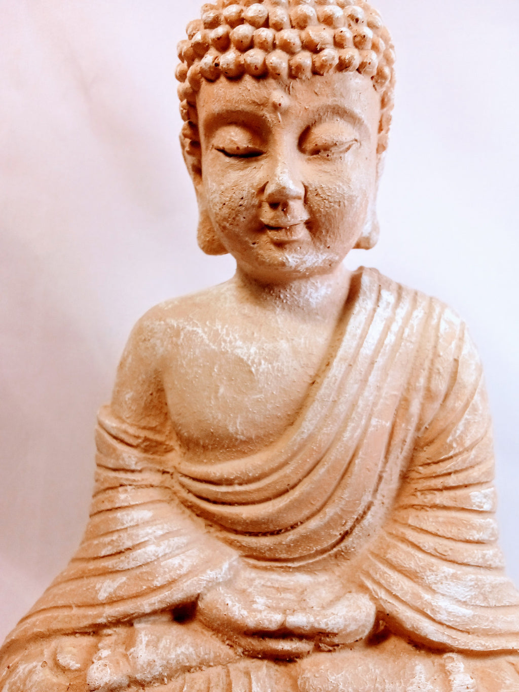 Tibet Buddha Figurine, Happy Sitting Idol for Serenity Meditating for Peaceful Garden Inspiration