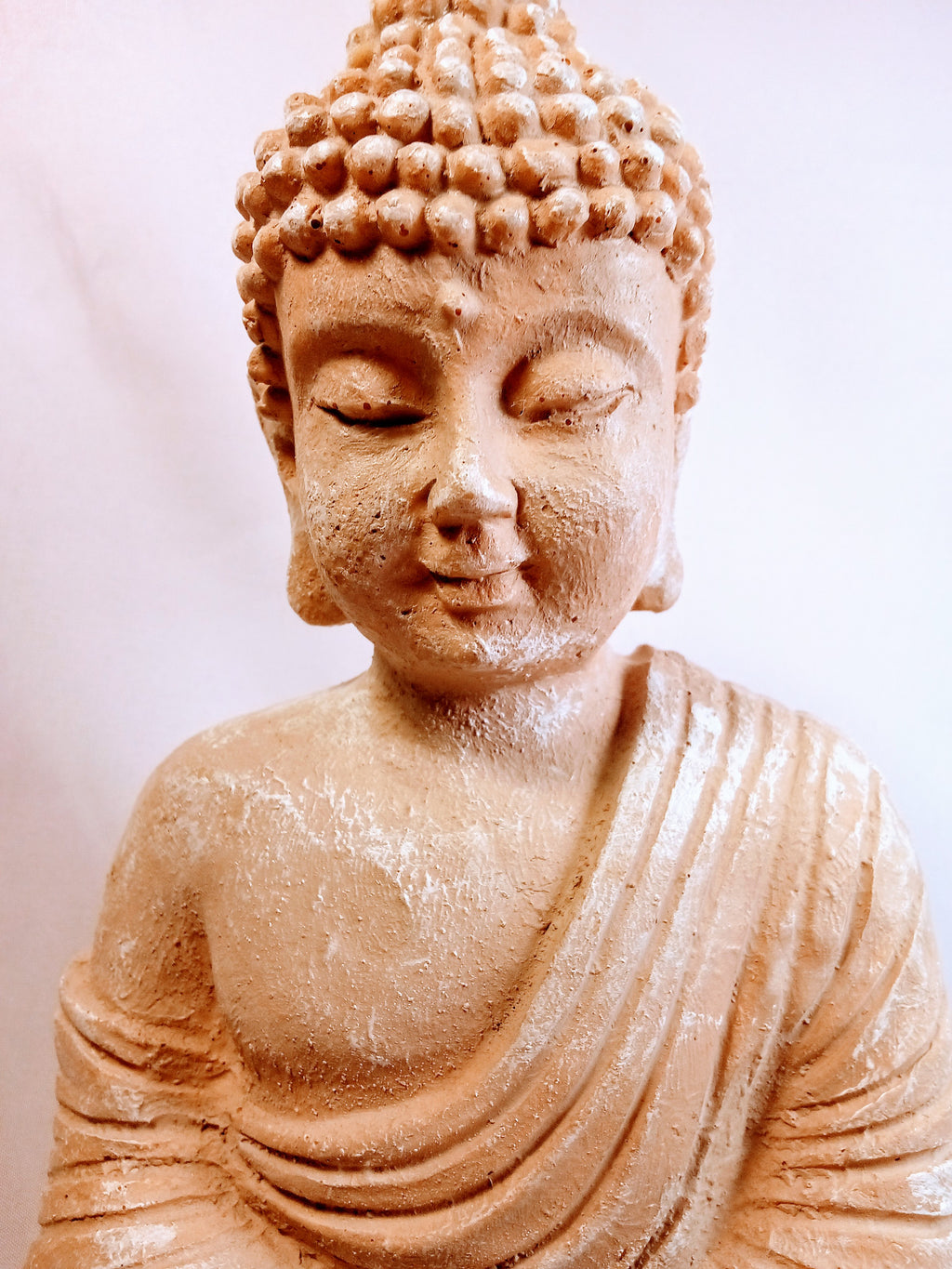 Tibet Buddha Figurine, Happy Sitting Idol for Serenity Meditating for Peaceful Garden Inspiration