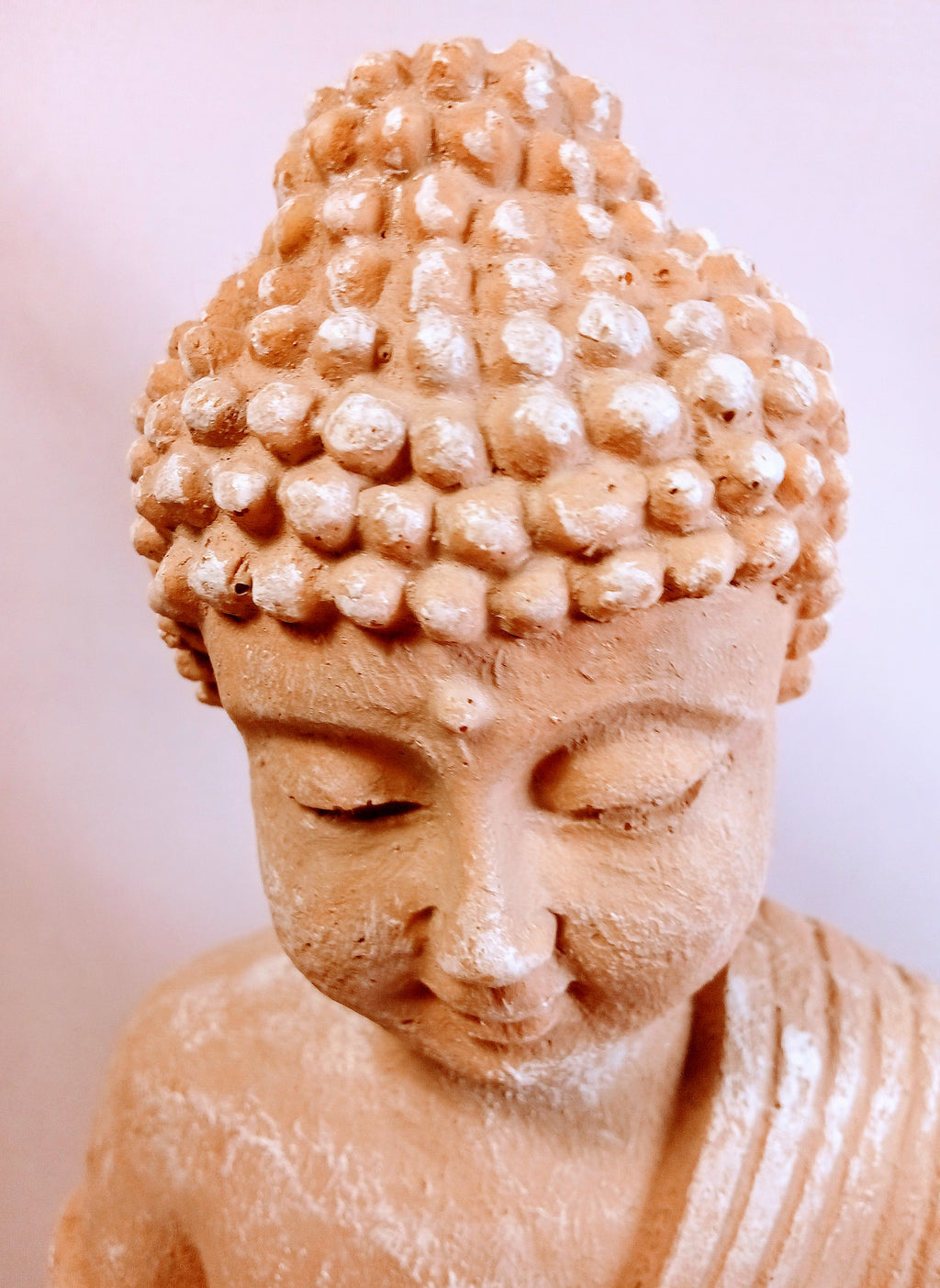 Tibet Buddha Figurine, Happy Sitting Idol for Serenity Meditating for Peaceful Garden Inspiration