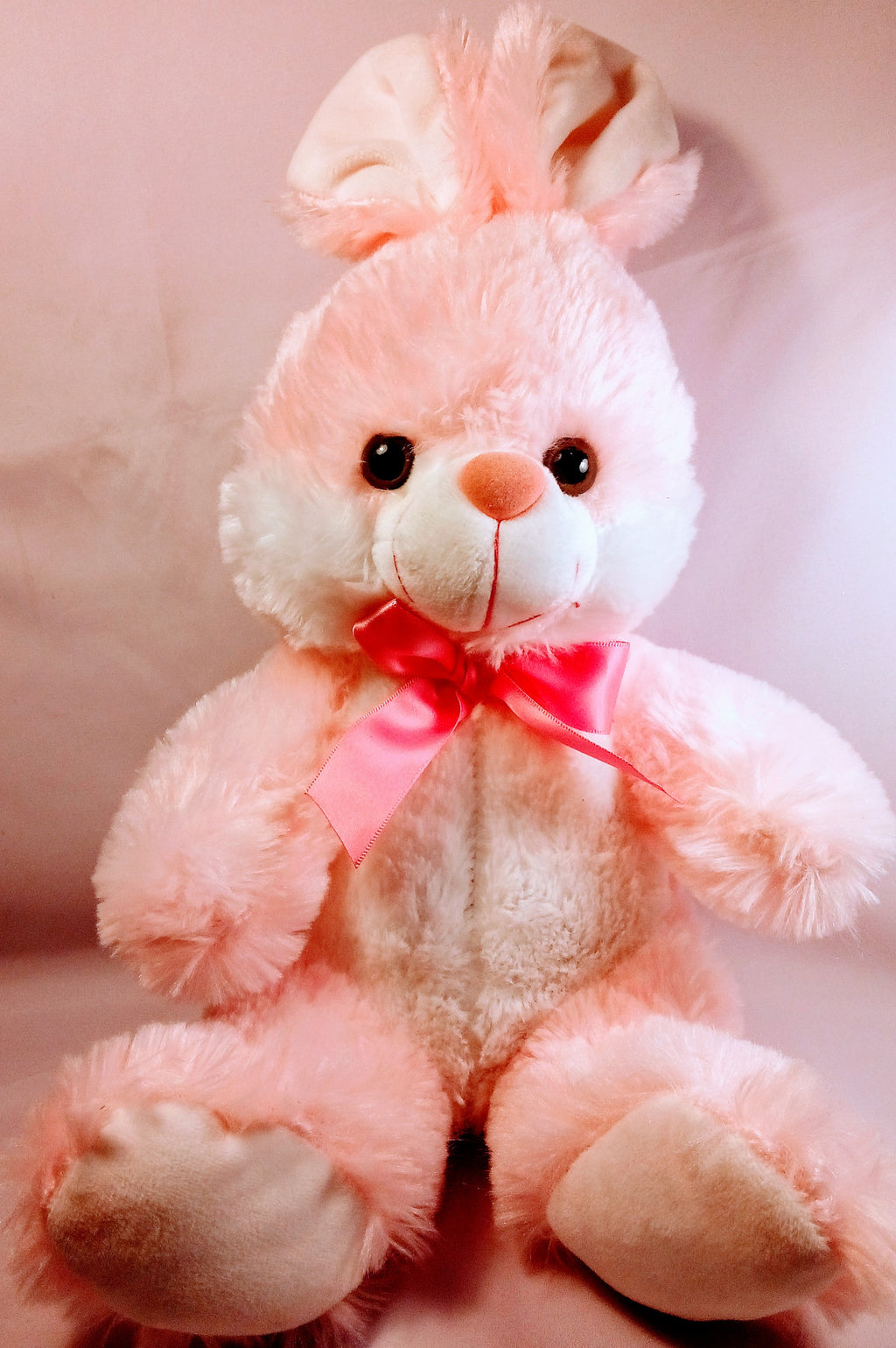 Pink Bunny Plush Collectible, Perfect Gift for Baby Showers and Birthdays, Adorable Bunny Decor