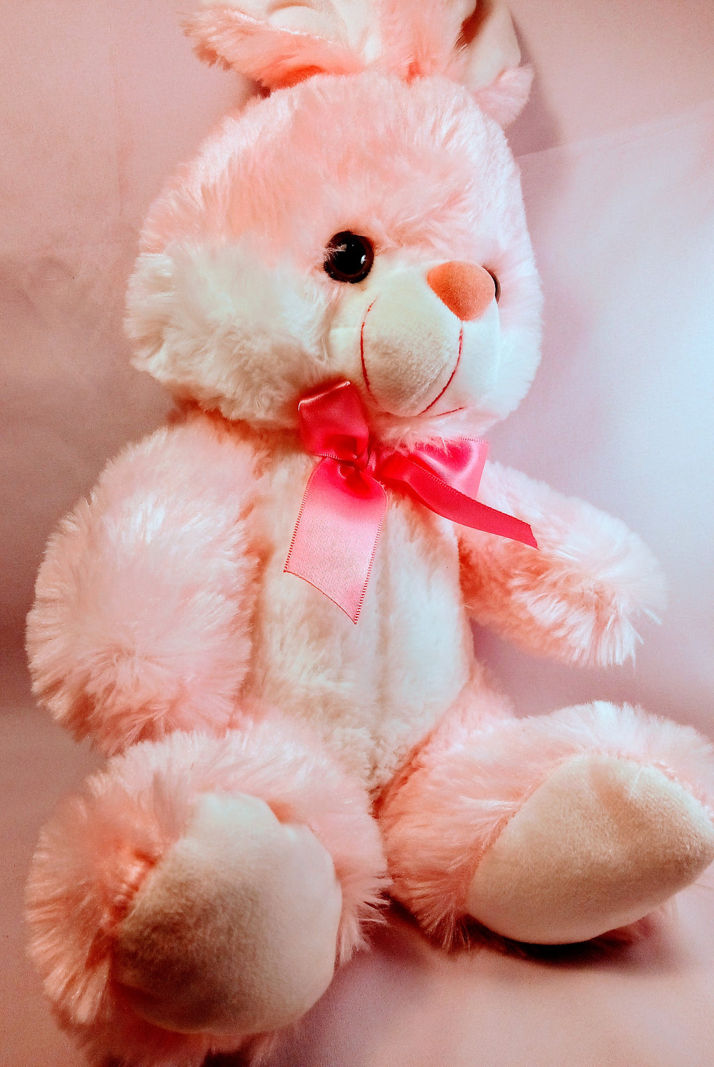 Pink Bunny Plush Collectible, Perfect Gift for Baby Showers and Birthdays, Adorable Bunny Decor