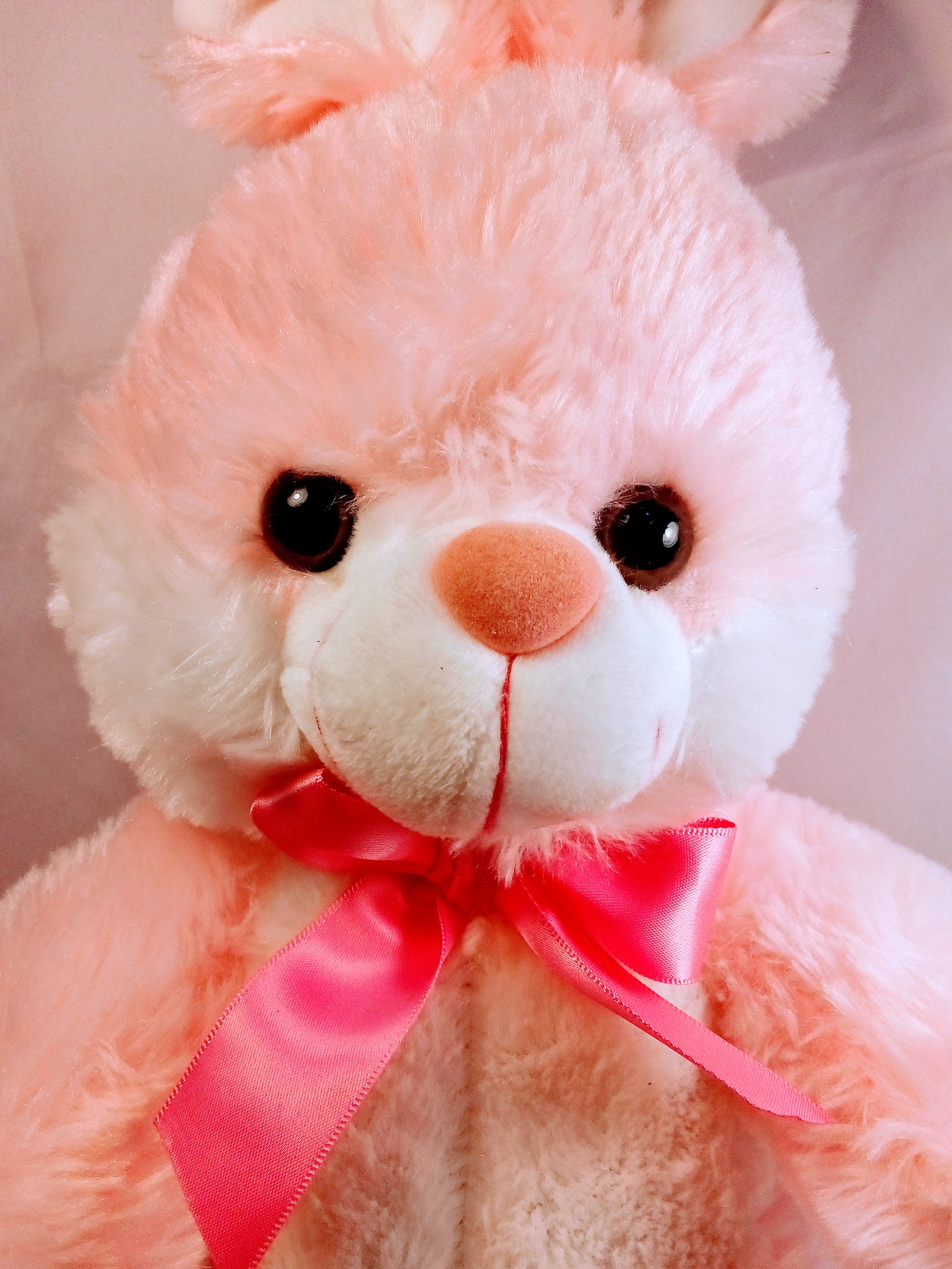 Pink Bunny Plush Collectible, Perfect Gift for Baby Showers and Birthdays, Adorable Bunny Decor