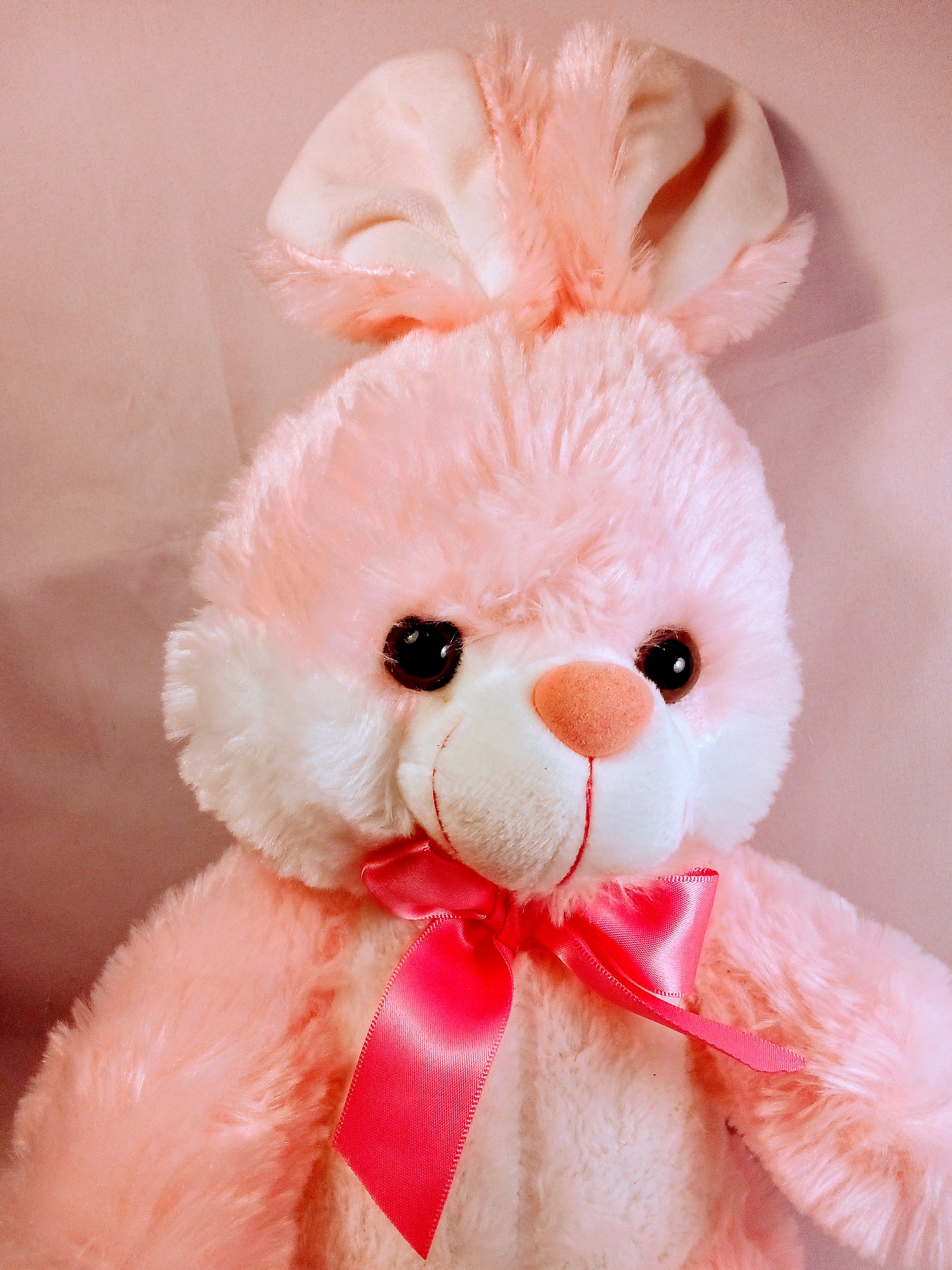 Pink Bunny Plush Collectible, Perfect Gift for Baby Showers and Birthdays, Adorable Bunny Decor