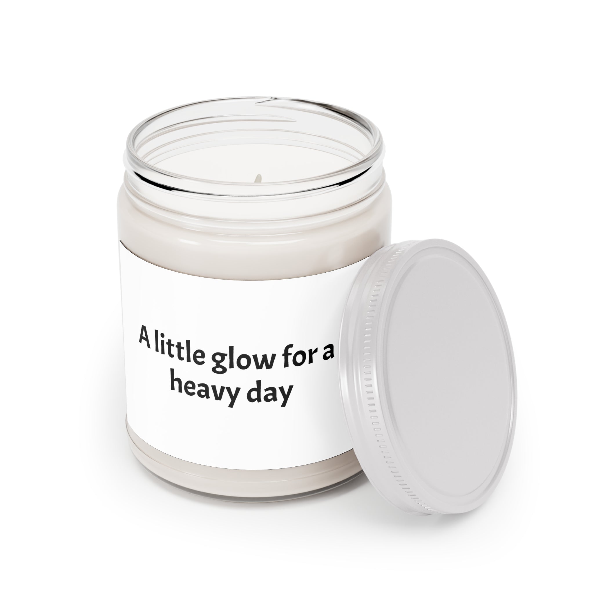 Sympathy Soy Candle - 'A Little Glow for a Heavy Day' Gift for Friends in Need, Share Warmth and Support