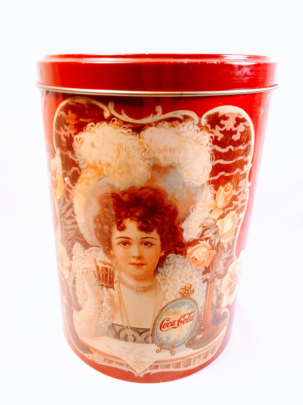 Souvenirs Authentic Coca-Cola Retro Souvenir Tin, Vintage 1958 Collectible for Nostalgia Home Decor, Classic Charm for Your Timeless Space, Nostalgic