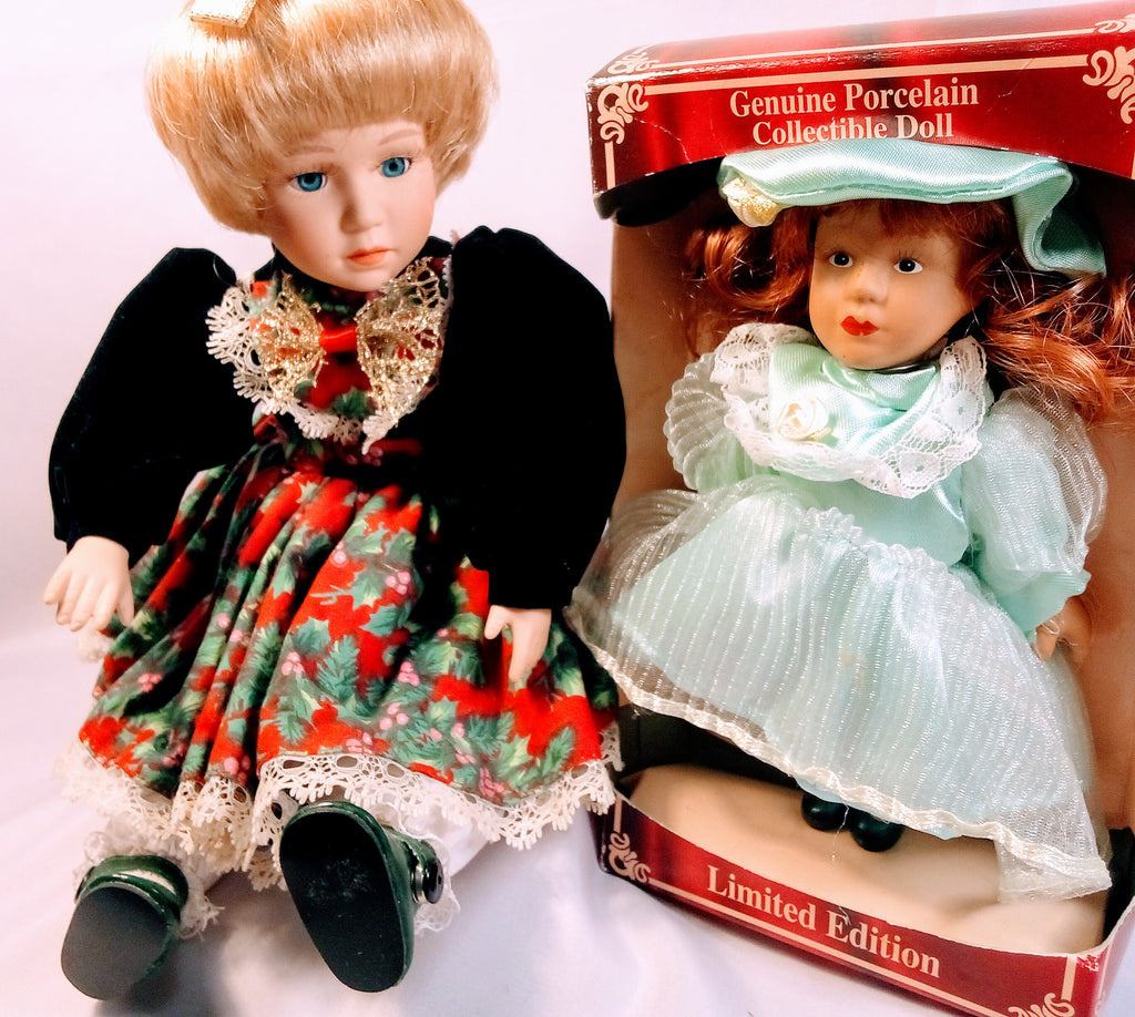 Christmas Gift Set of 3: For Doll Lovers, Sweet Little Girl's Delight, AND for Collectors: