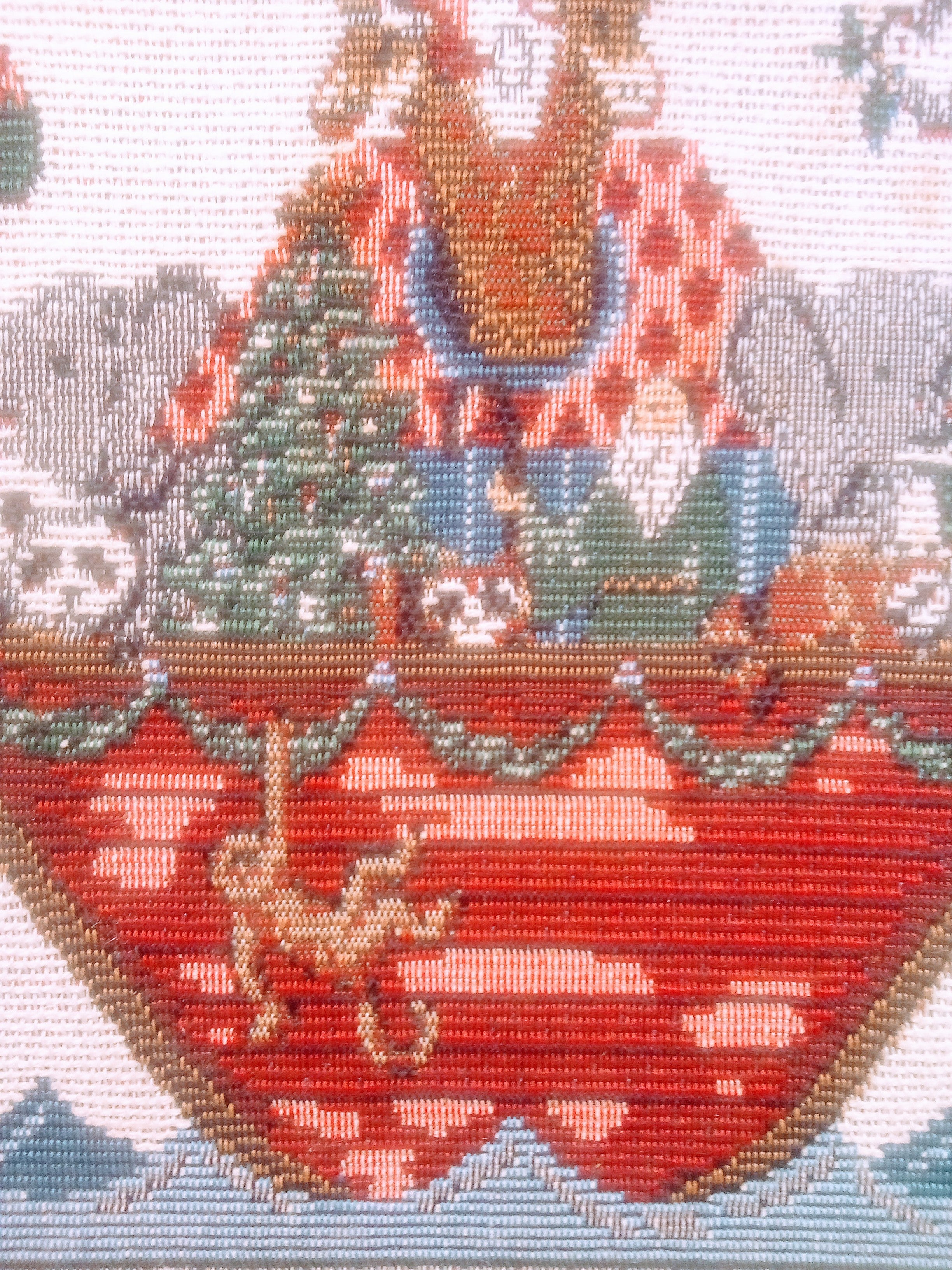 Vintage Genesis Cross Stitch, Whimsical Noah's Ark Wall Decor, Framed Art Embroidery Classic, Wall Hanging Cherished 1996
