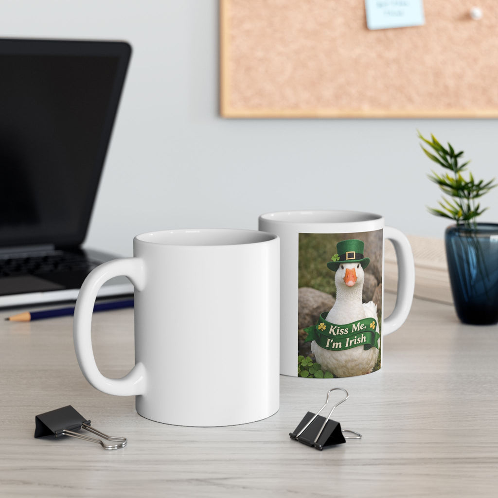 St. Patrick's Duck Photo Mug, Nature-Inspired Perfect for Nature Lovers  Ideal for Gifting