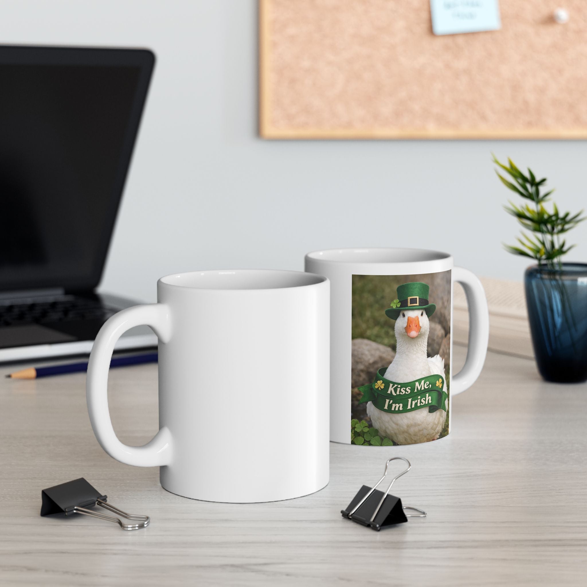 St. Patrick's Duck Photo Mug, Nature-Inspired Perfect for Nature Lovers  Ideal for Gifting