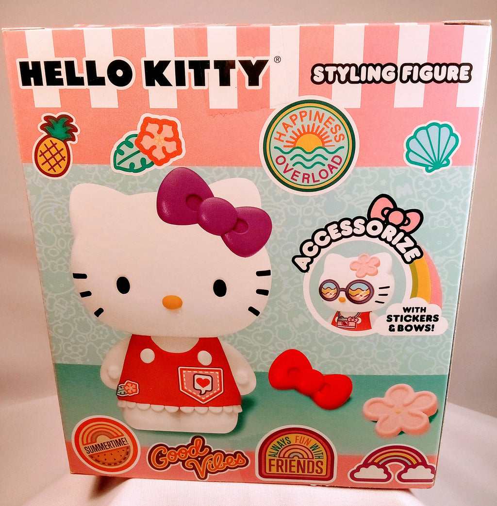 New! - Hello Kitty Styling Figure, Encourages Imagination, with Stickers and Bows, Fun for the 