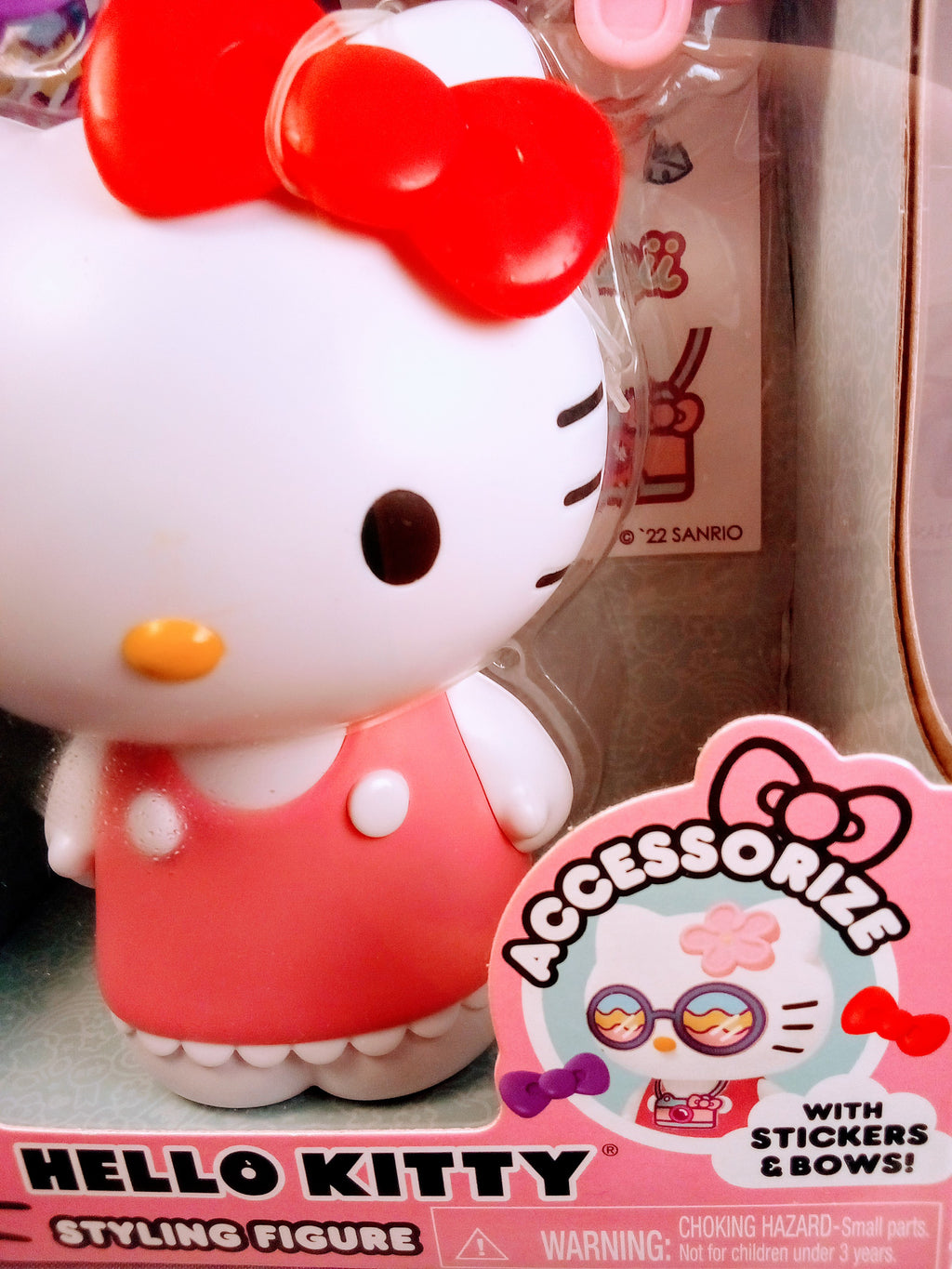 New! - Hello Kitty Styling Figure, Encourages Imagination, with Stickers and Bows, Fun for the 