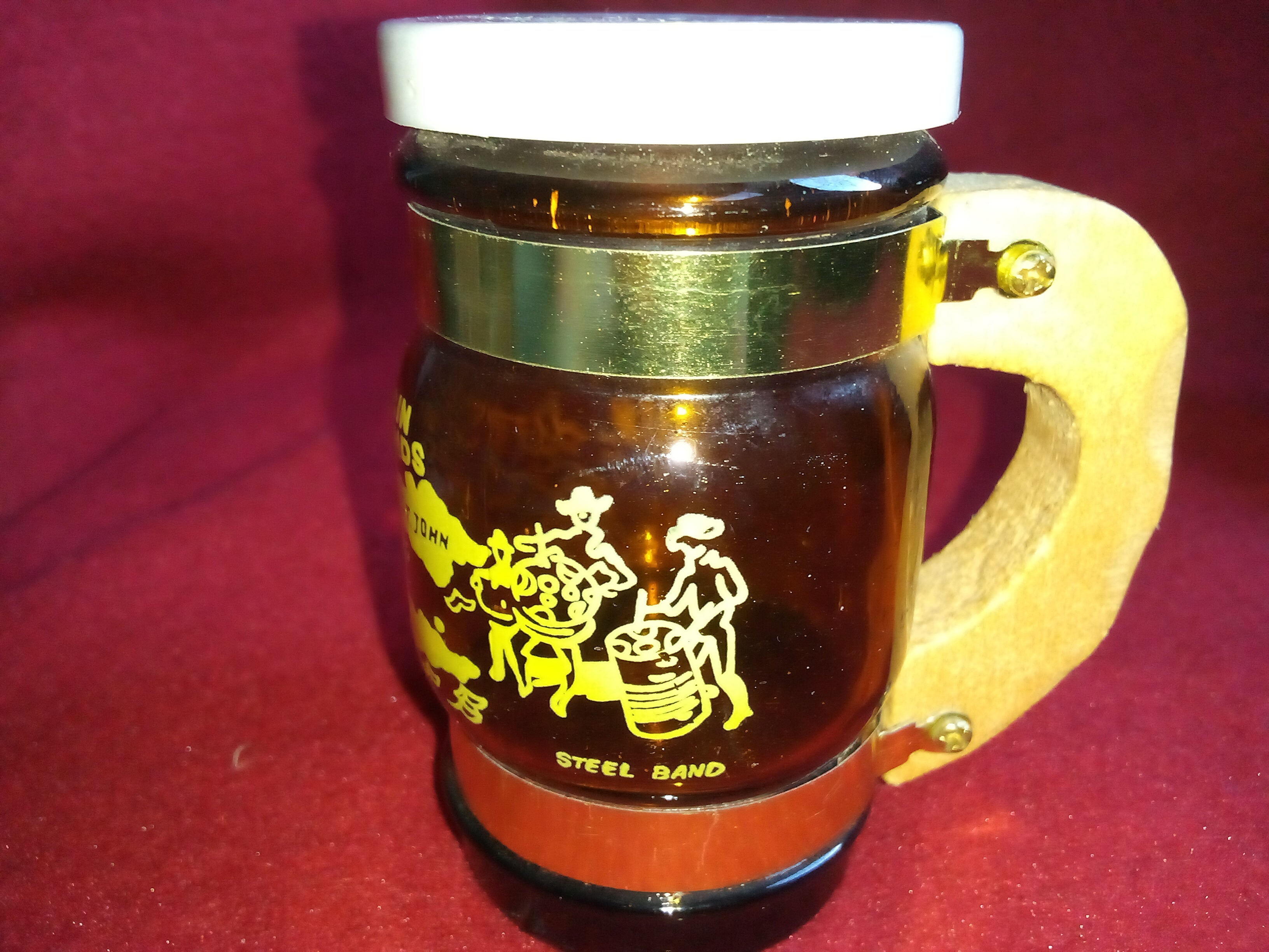 Salt and Pepper Bar Decor Glass Shakers from Virgin Islands, Set of Unique Bar/Kitchen Decors