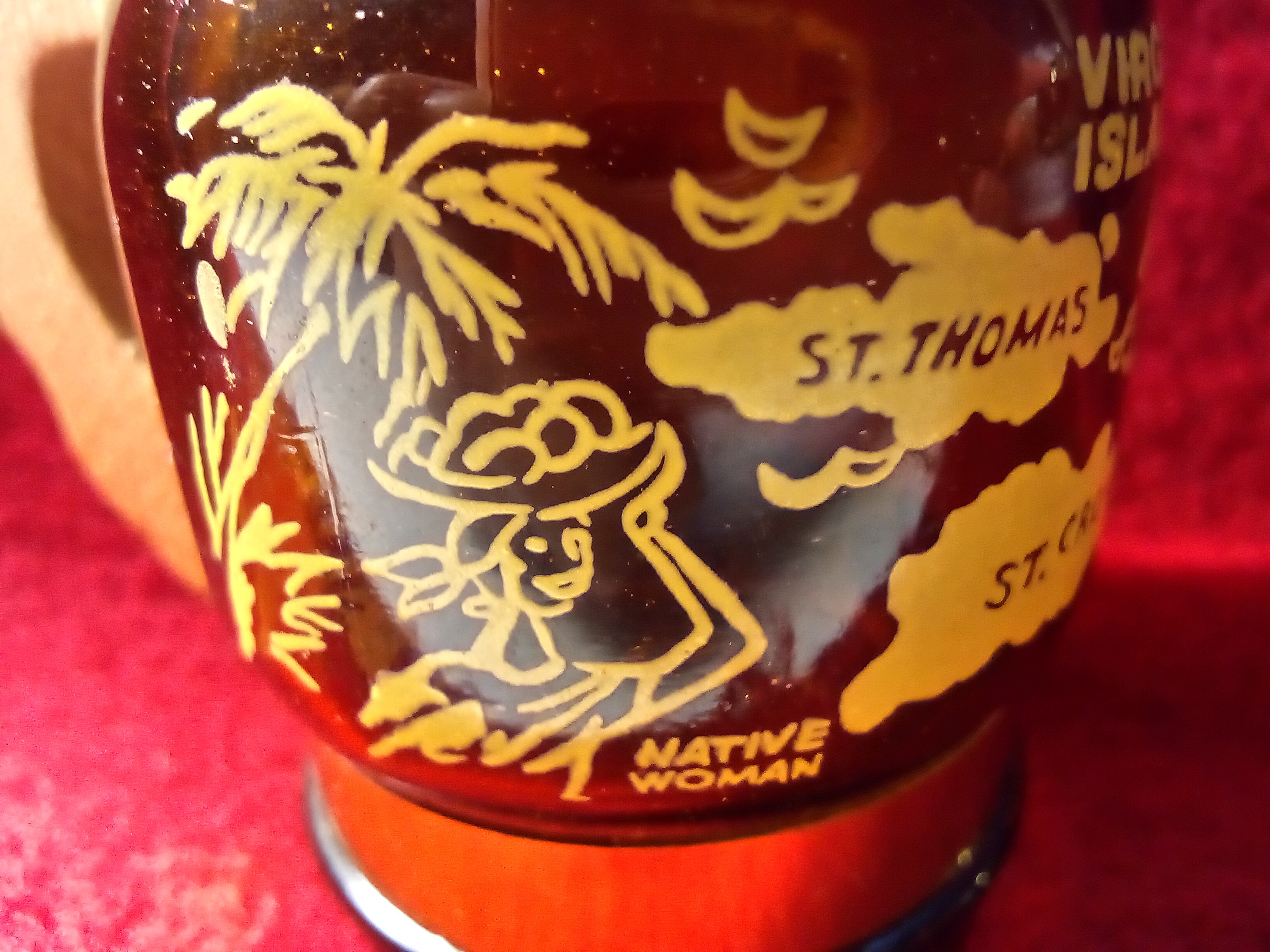 Salt and Pepper Bar Decor Glass Shakers from Virgin Islands, Set of Unique Bar/Kitchen Decors