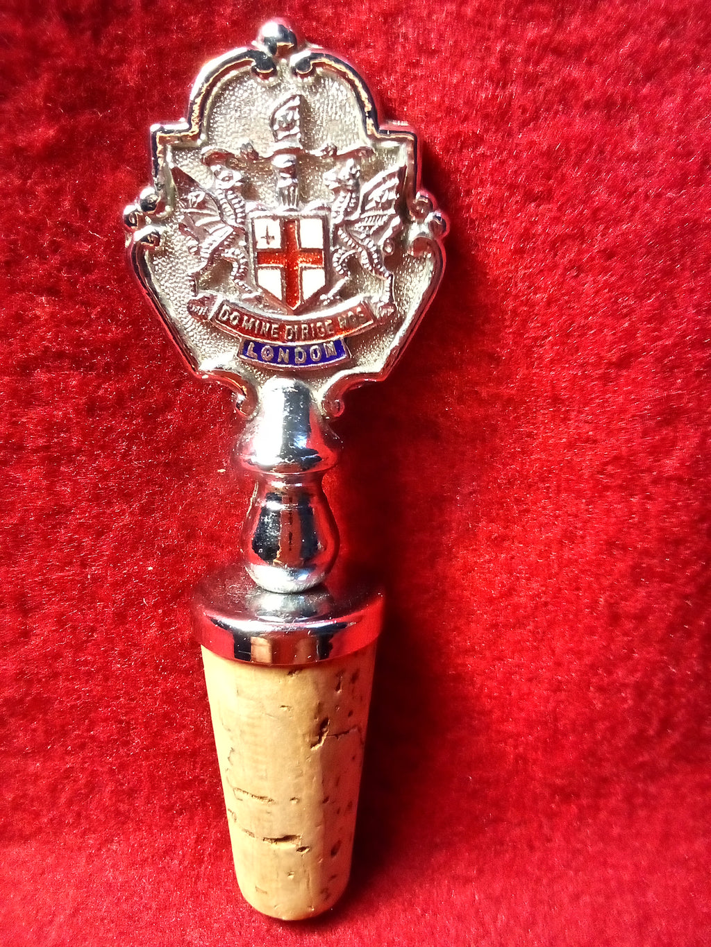 Bar Decor Must-Have Accessory, Cork with St. George Flag Insignia