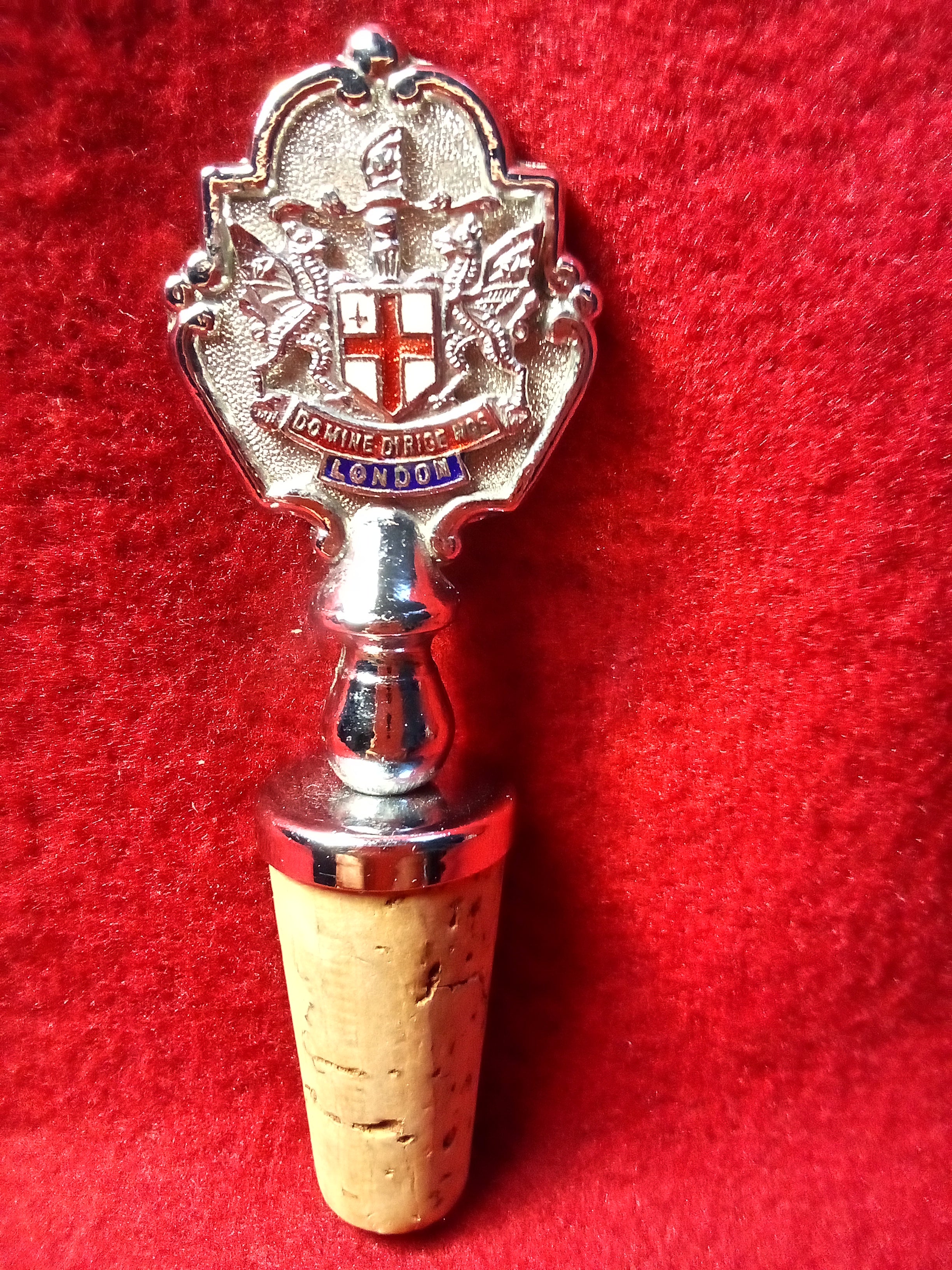 Bar Decor Must-Have Accessory, Cork with St. George Flag Insignia