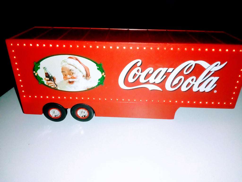 Santa's Coca-Cola Christmas Truck Kitchen Decor Delivery Truck, Vintage Coca-Cola Carrier Decoration