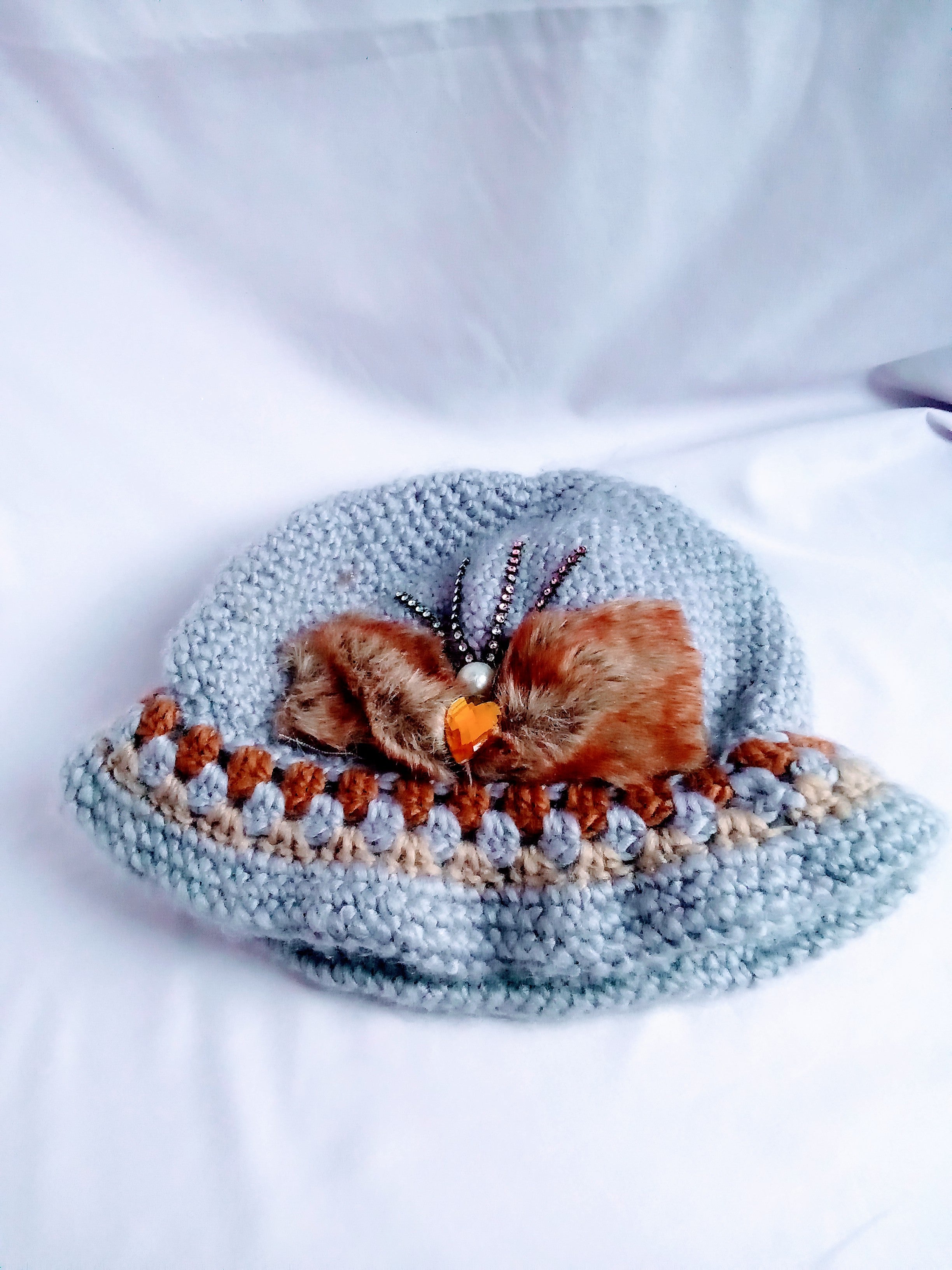 Christmas Winter Knitted Bonnet Beanie, Easy Christmas Knitted Hat, Christmas Party Accessory