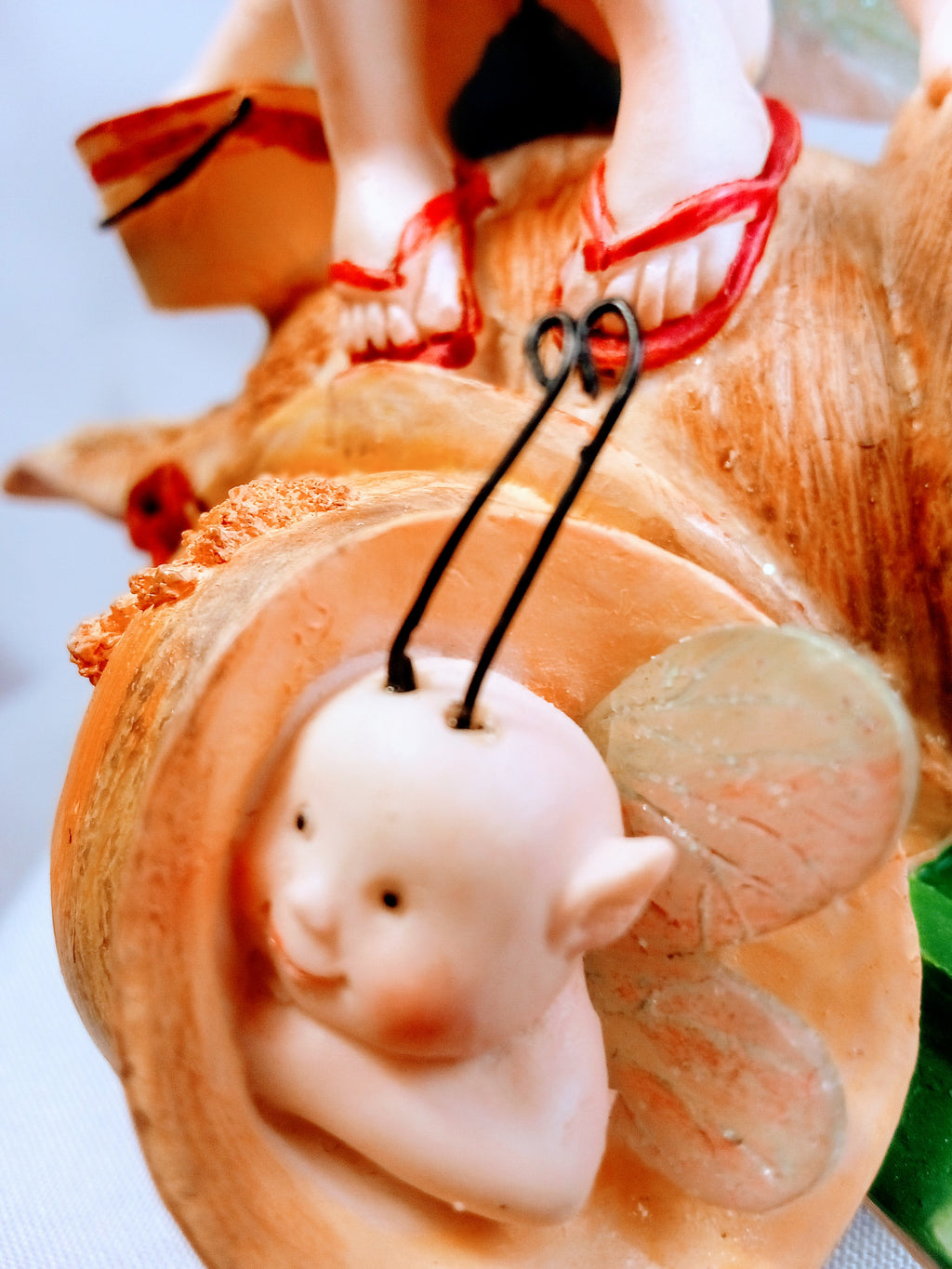 Beach Fairy Sculpture for Coastal Vibes, Magical Seaside Figurine, Ocean Home Accent, Charming Beach House Decor, Shell Art