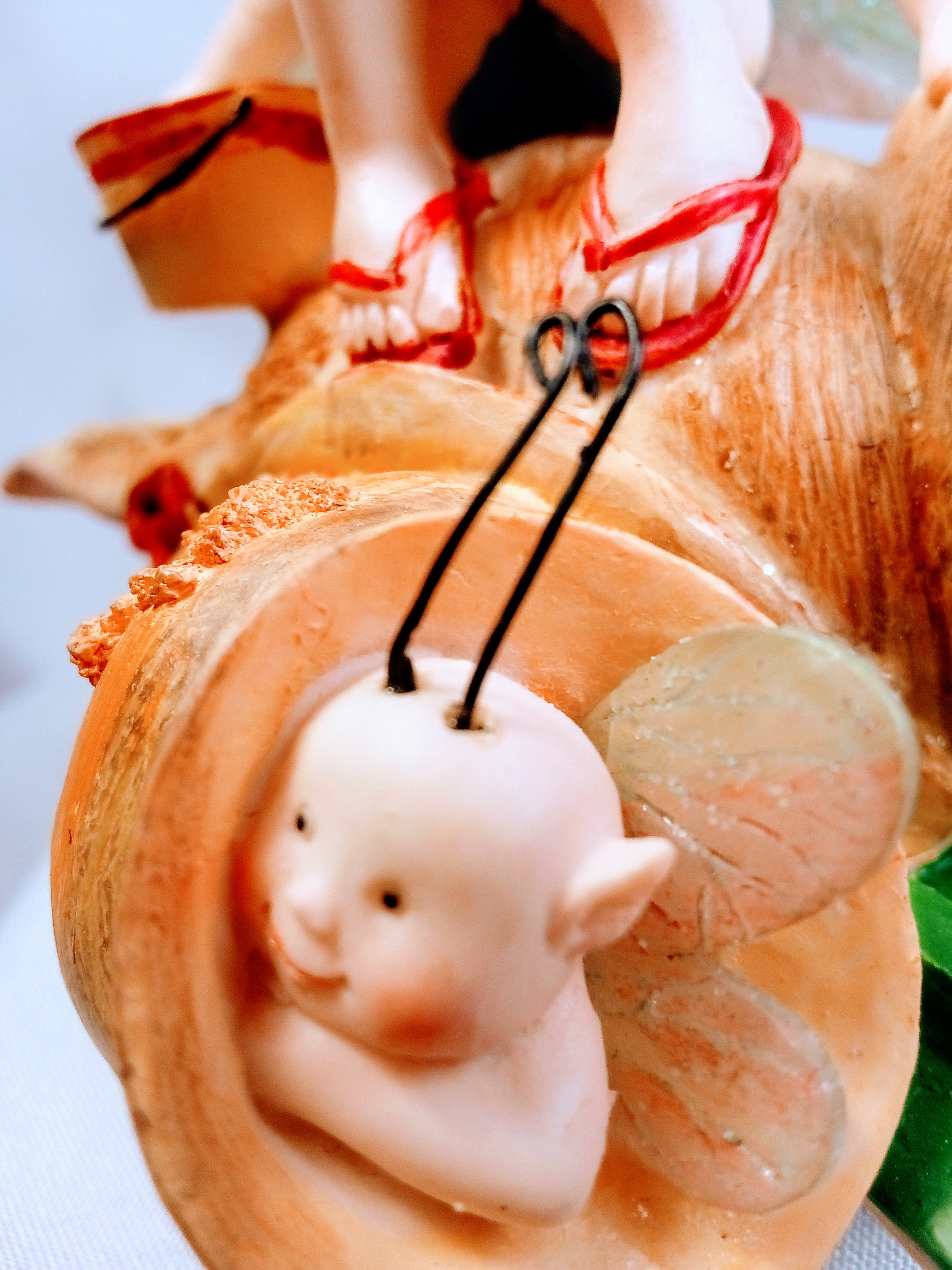 Beach Fairy Sculpture for Coastal Vibes, Magical Seaside Figurine, Ocean Home Accent, Charming Beach House Decor, Shell Art