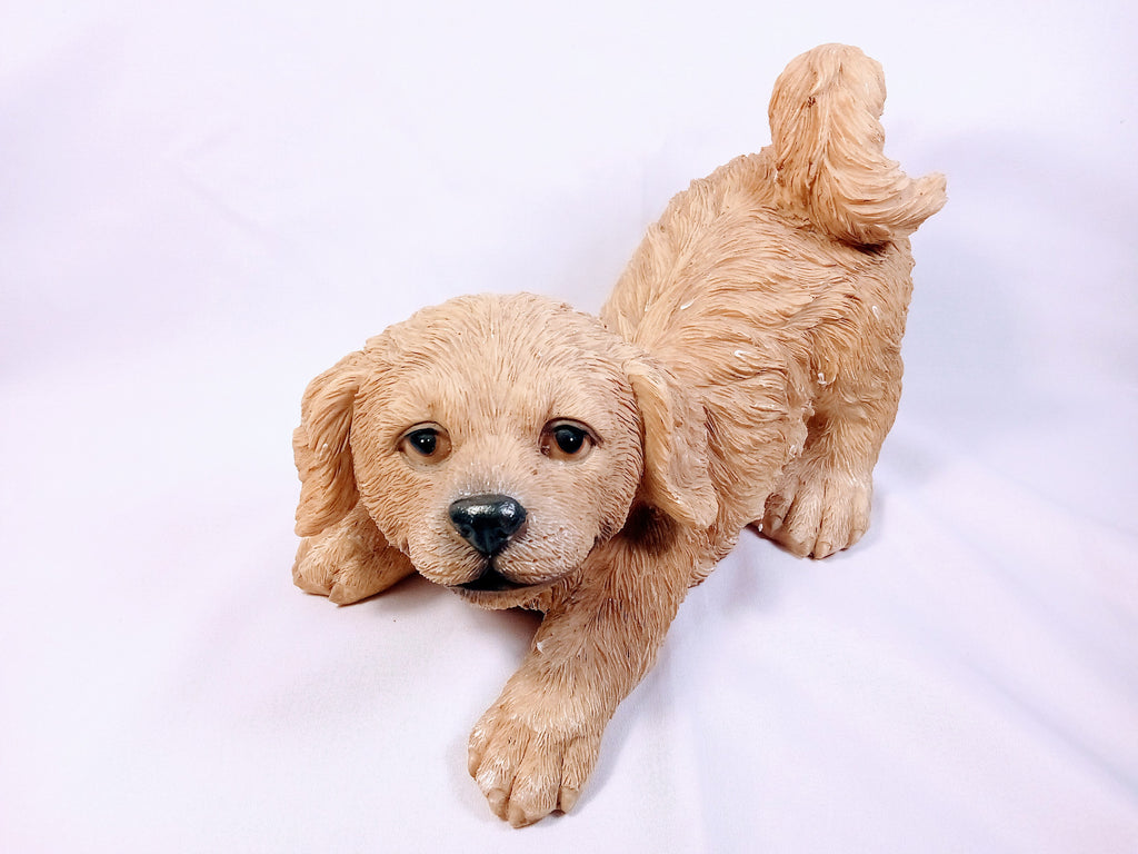 Charming Puppy Figurine, Ideal Gift for Dog Lovers and Home Decor Accent, Cute Adorable Sculpture
