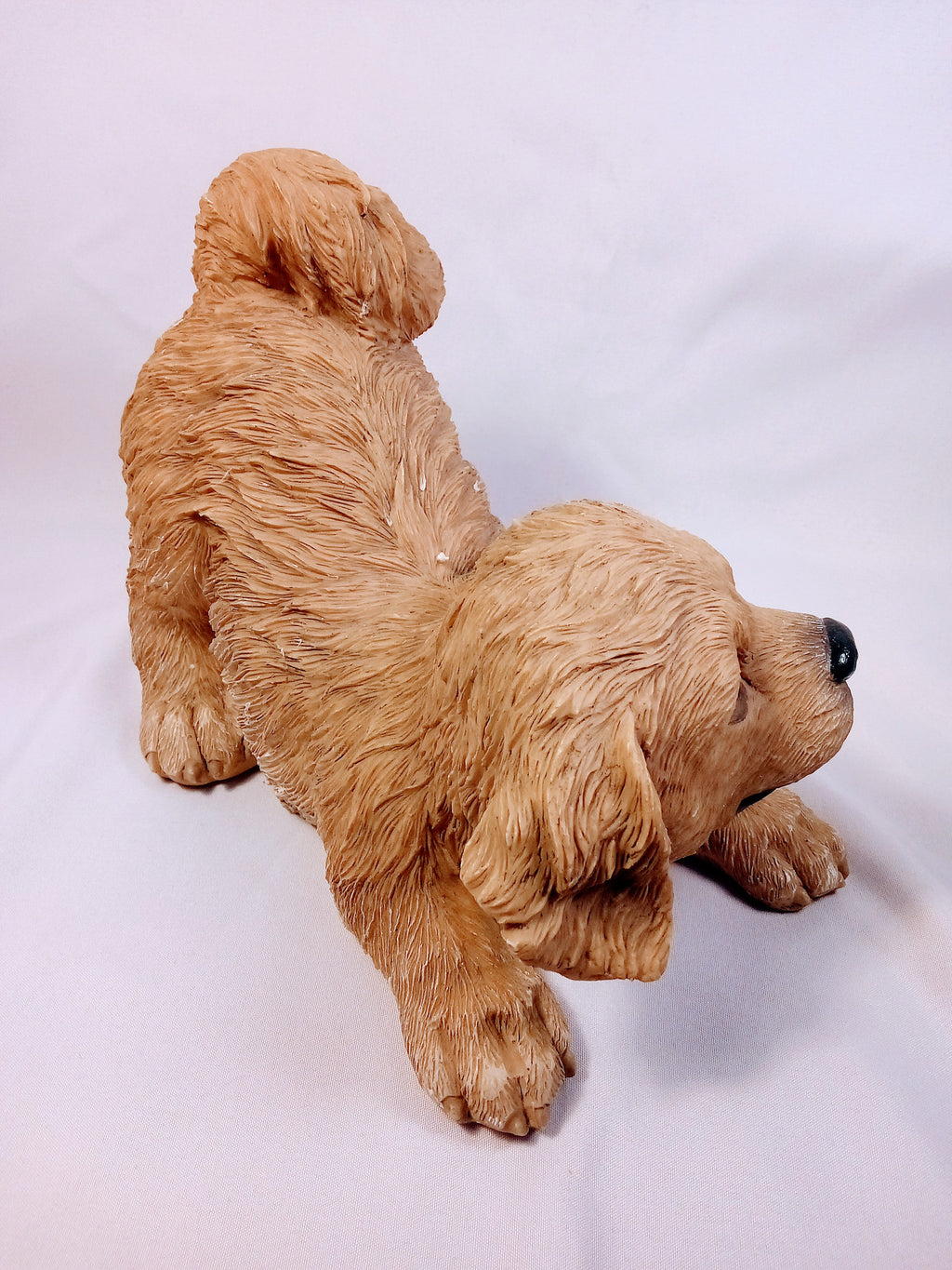 Charming Puppy Figurine, Ideal Gift for Dog Lovers and Home Decor Accent, Cute Adorable Sculpture