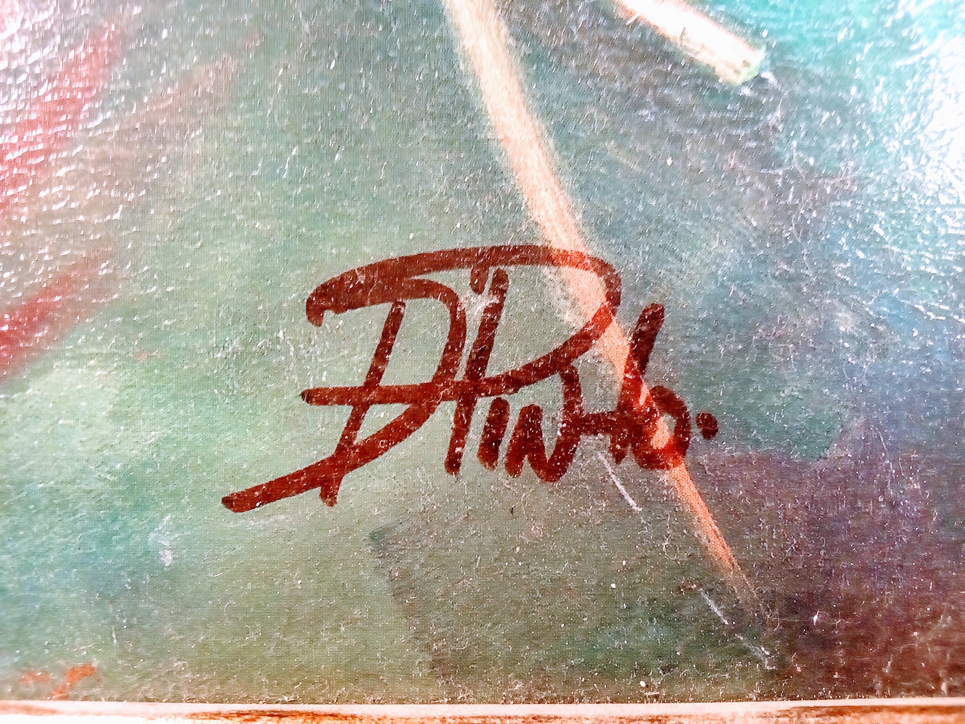 Original Oil Painting of Autumn Leaf, Handpainted Fall Art for Living Room Decor, Nature-Inspired Great for office - Signed