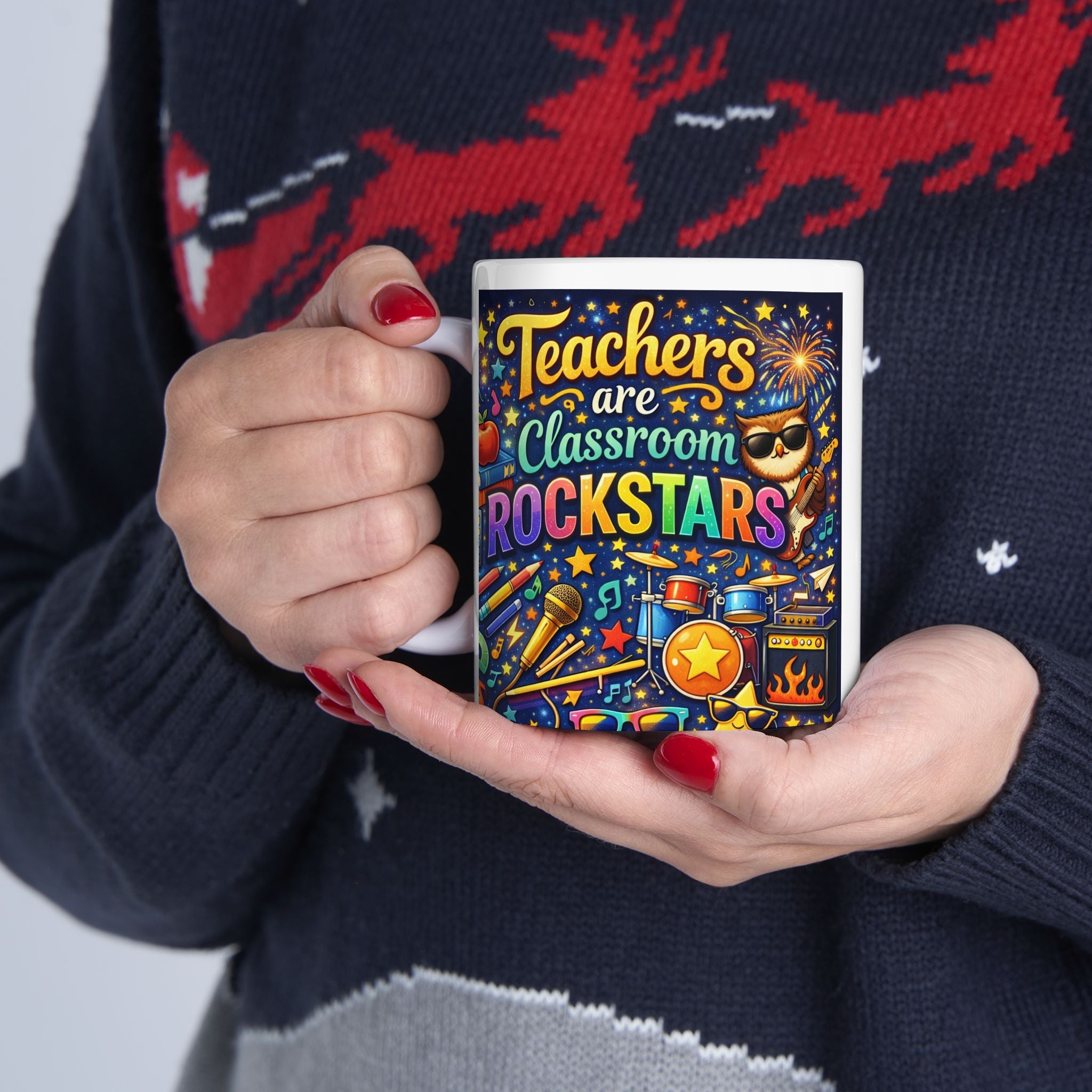 Teachers Are Classroom Rockstars, Great Gift for Educators, Perfect for Inspiring Conversations