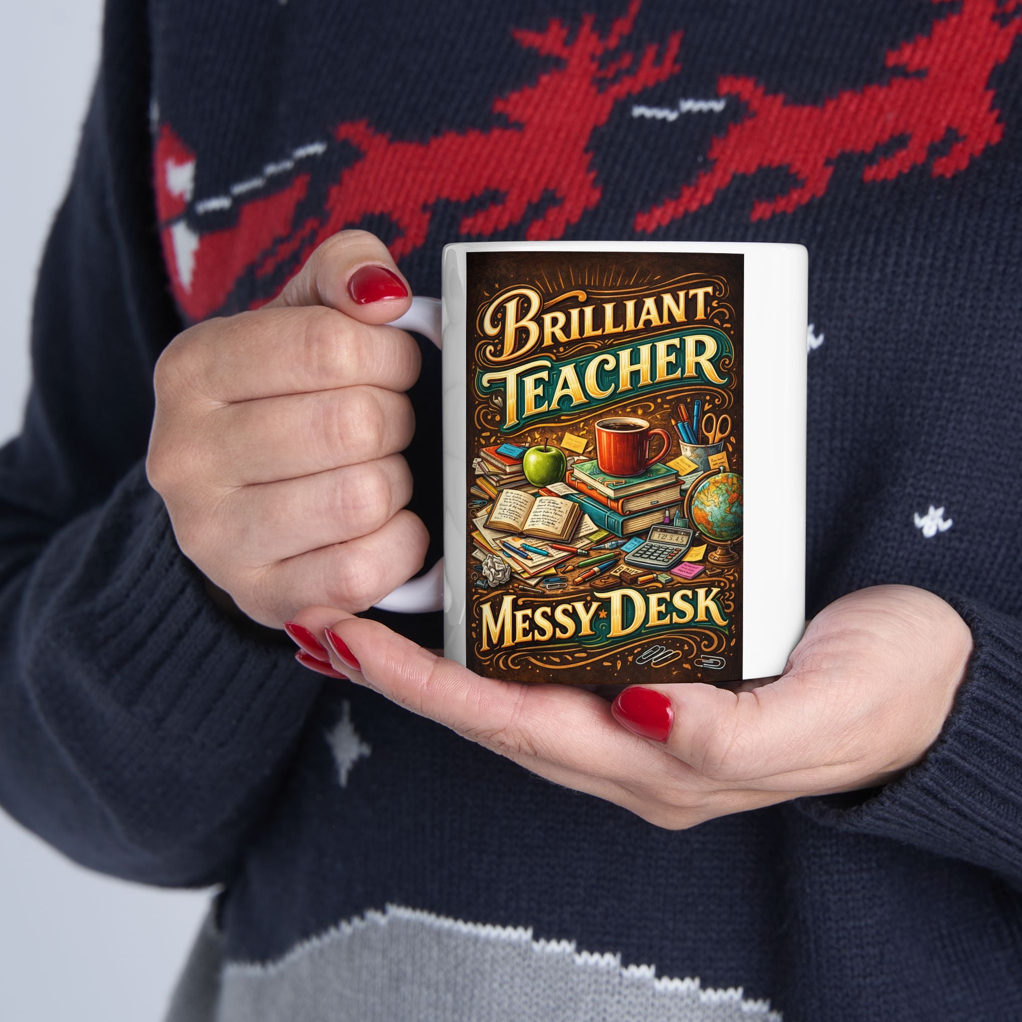 Teacher's Mug for Espresso Rituals, or Tea,  Feels Like An Invitation to Slow Down