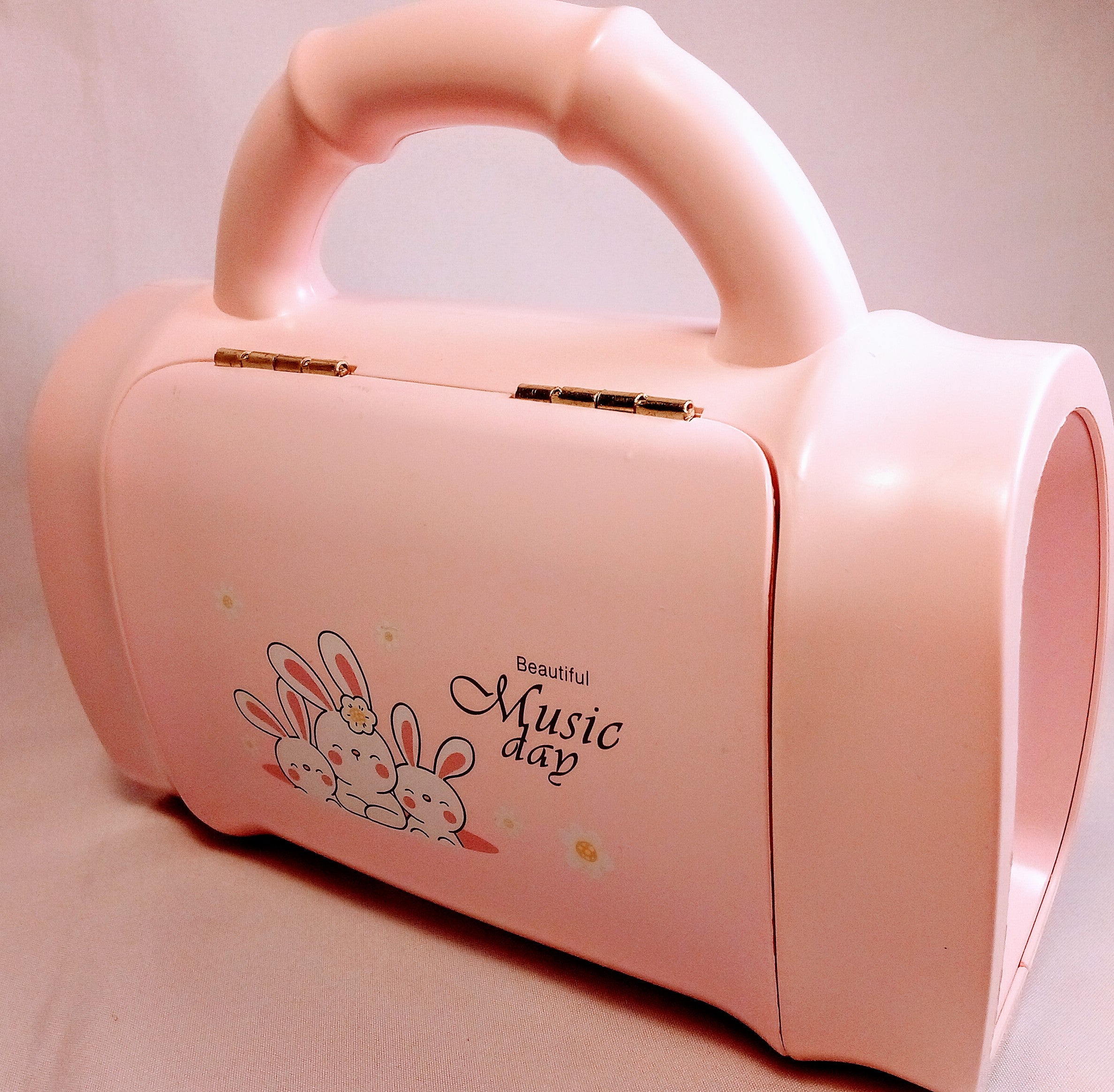 Portable Jewelry Box with Mirror for Music Enthusiasts, Charming Music Box for Music Lovers, Compact Travel Companion with Melodic Surprise