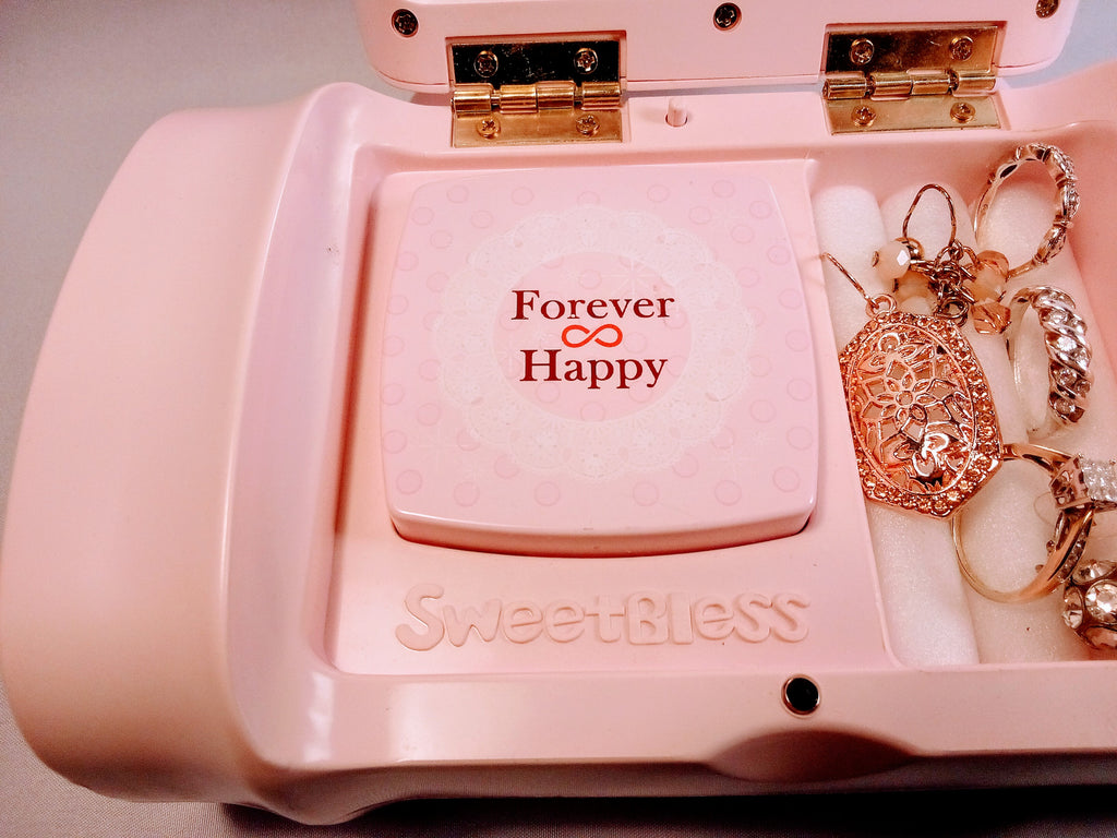 Portable Jewelry Box with Mirror for Music Enthusiasts, Charming Music Box for Music Lovers, Compact Travel Companion with Melodic Surprise