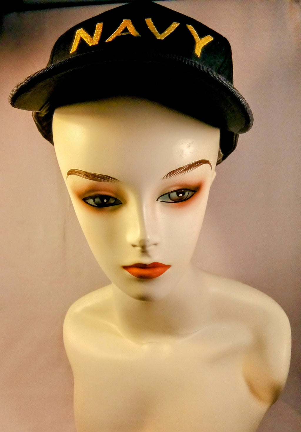 Navy Hat Handcrafted in the USA, Adjustable Timeless Cotton Strap, Made inAmerica, Traditional Versatile Fit