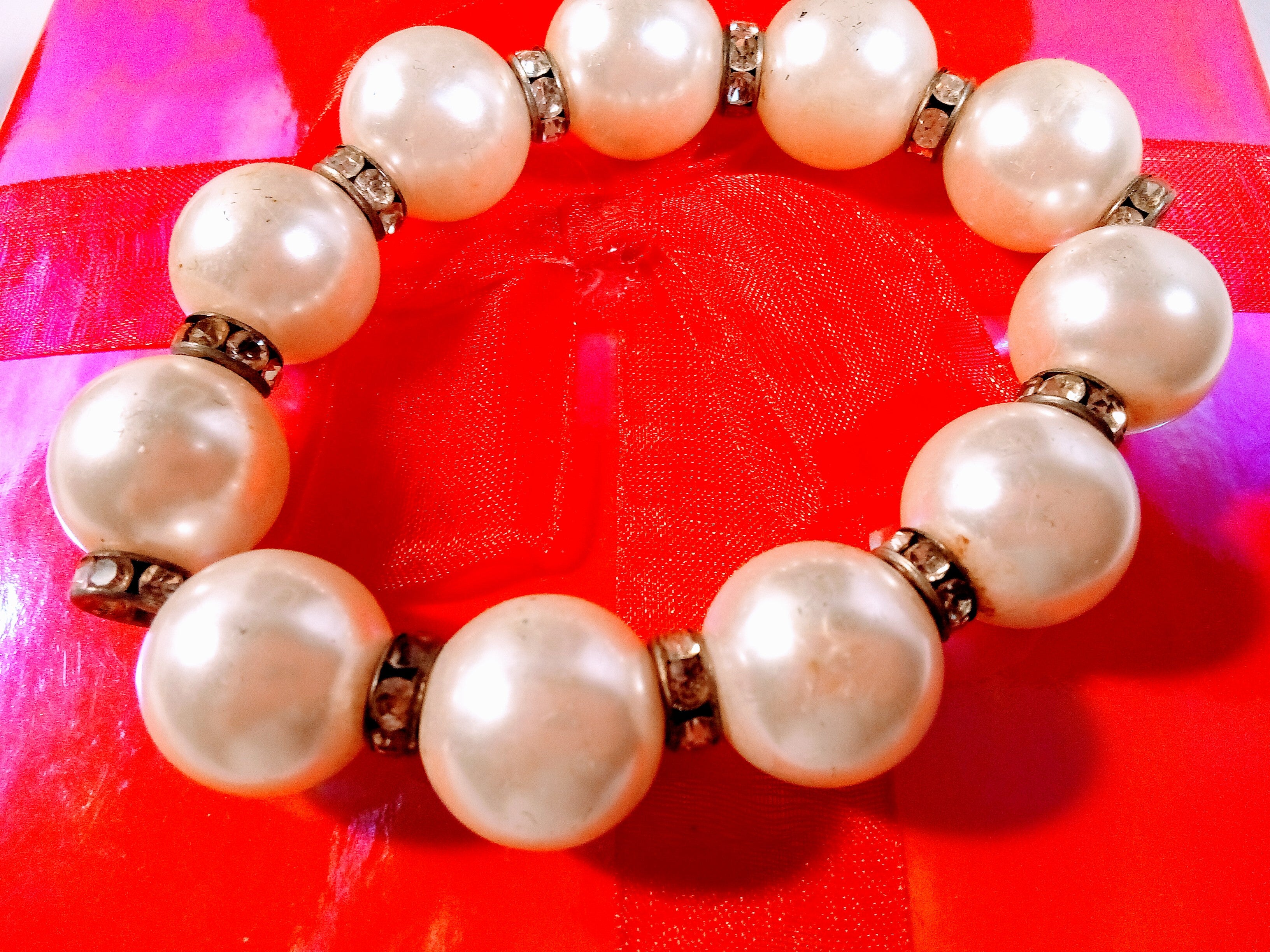 Christmas Gift Sets -Classic Fashion Pearls and Seashells, Gift Set of 3 - Great Christmas Gift Set:  Elegant Pearl Necklace, Jumbo Pearl Bracelet AND Oval Jewelry Box