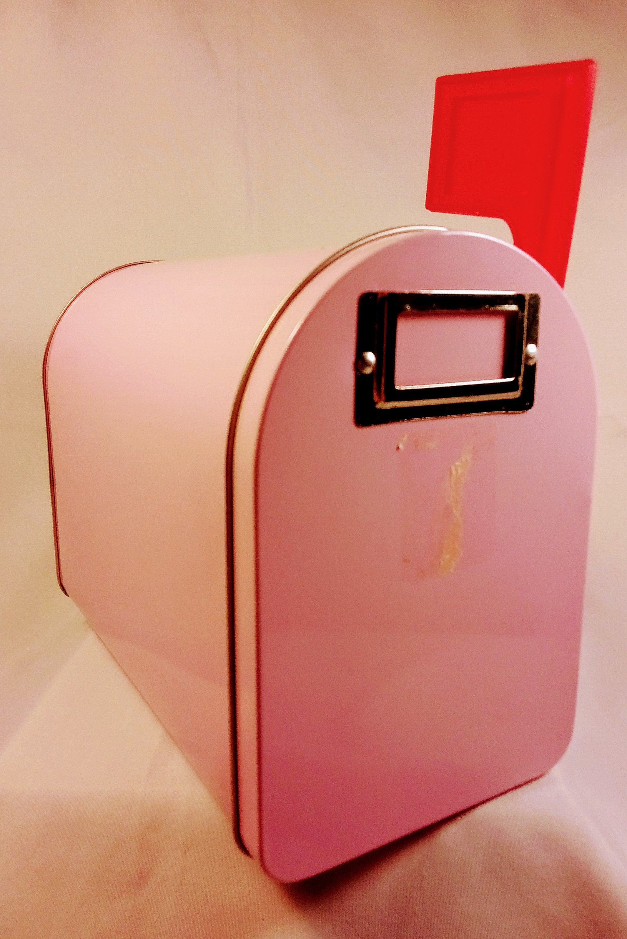 Pink Mini-Mailbox Christmas Decoration, Decorative Home Decor, Unique Gift Girl Mailbox.