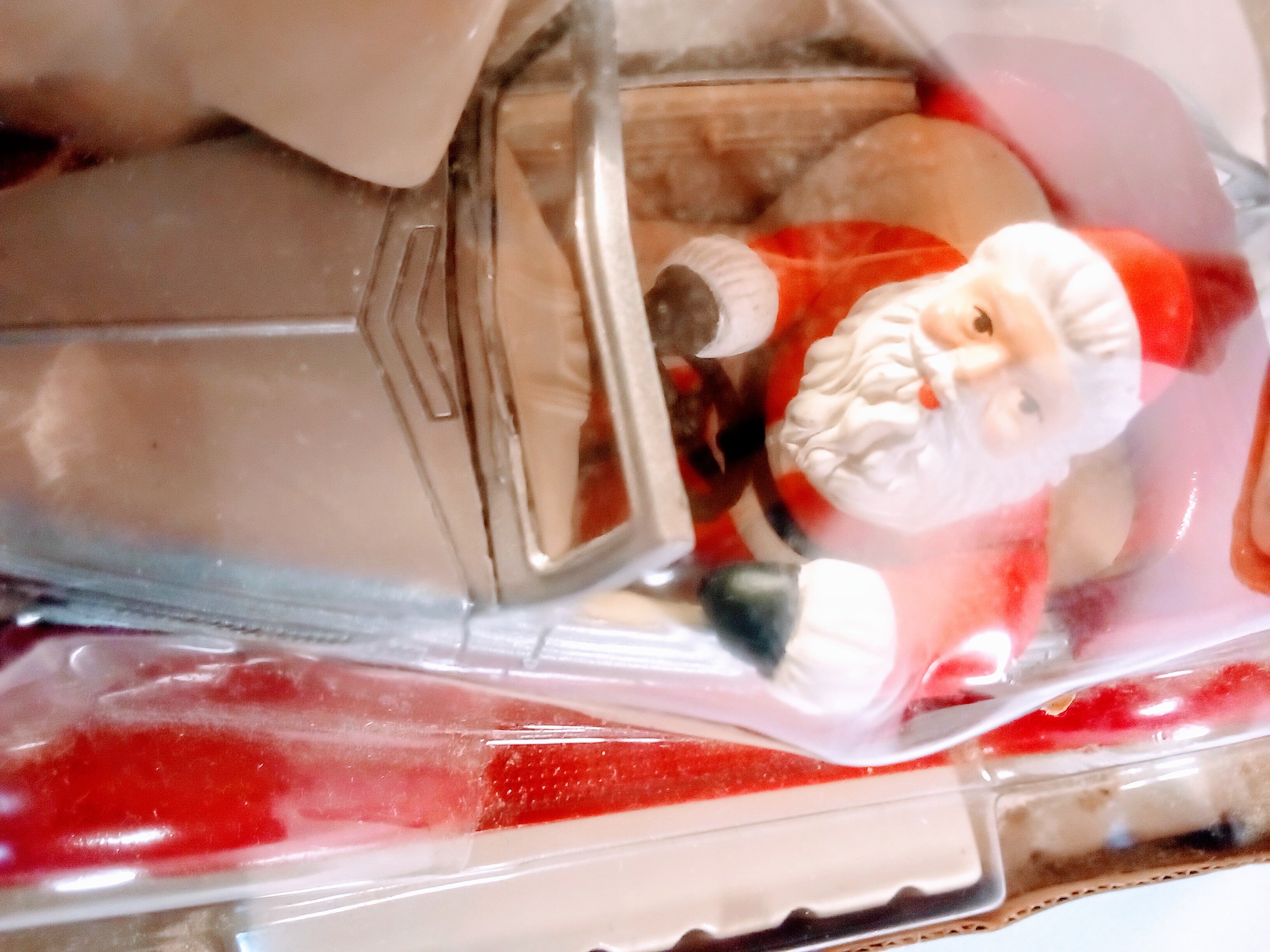 Santa's Chevy Convertible Vintage Ornament for Car Lovers, Handcrafted Chevrolet Collectible 1937 for Car Fanatics, Unique Perfect Gift