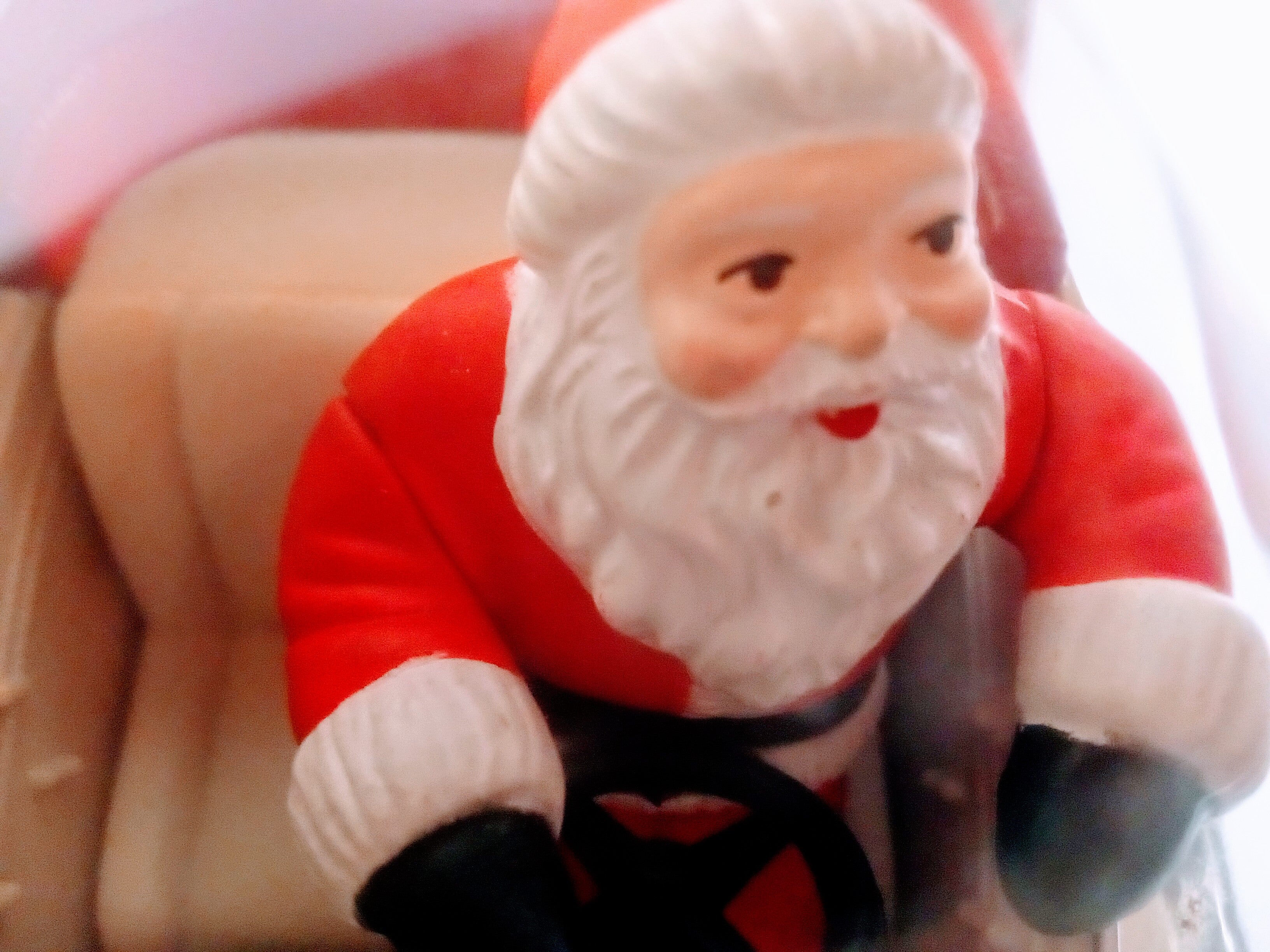 Santa's Chevy Convertible Vintage Ornament for Car Lovers, Handcrafted Chevrolet Collectible 1937 for Car Fanatics, Unique Perfect Gift