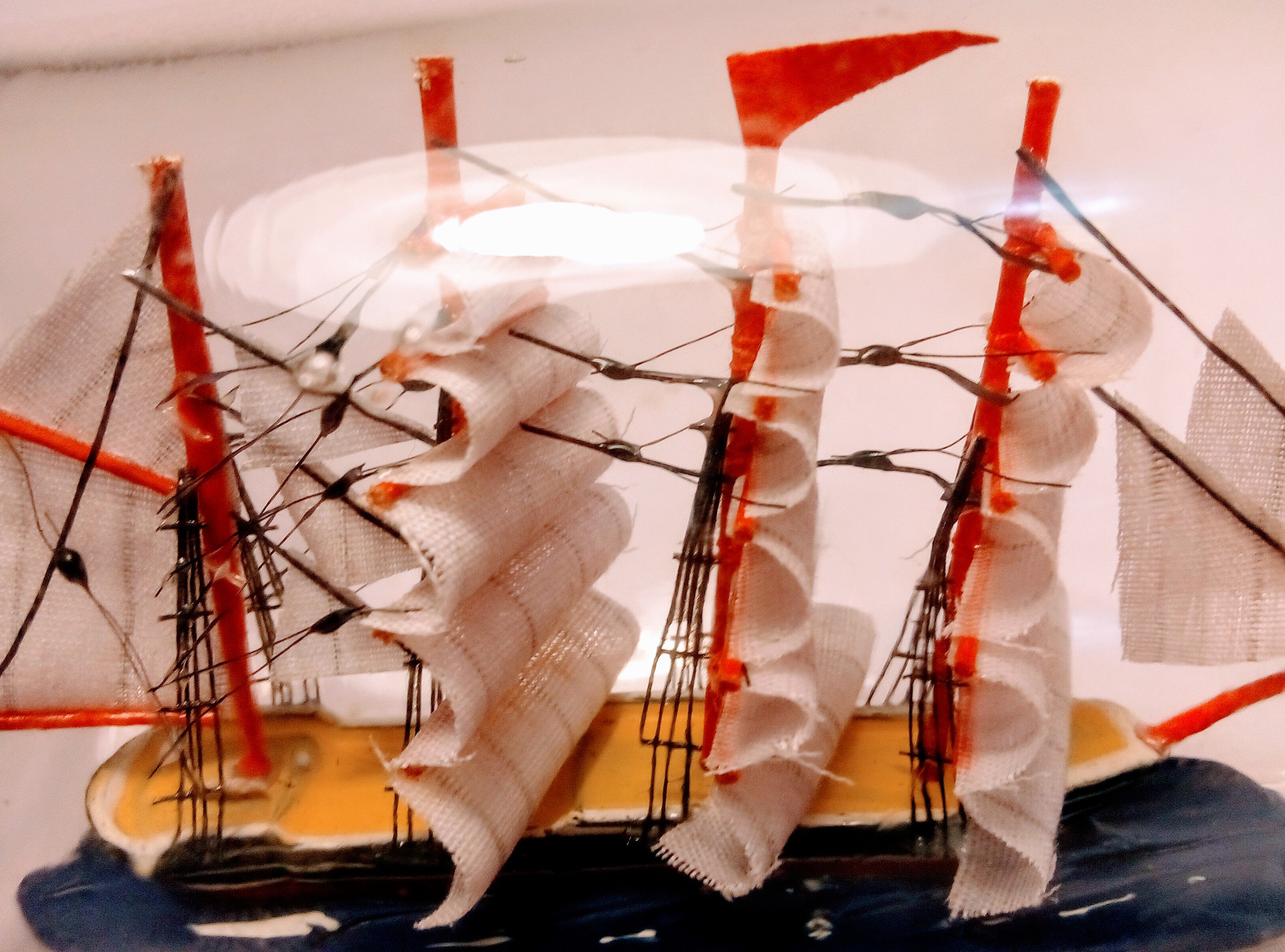 Mini Ship in a Bottle, Nautical Home Decor, Unique Cabin Gift Idea for Sailors, Perfect for Cabin and Beach Lovers