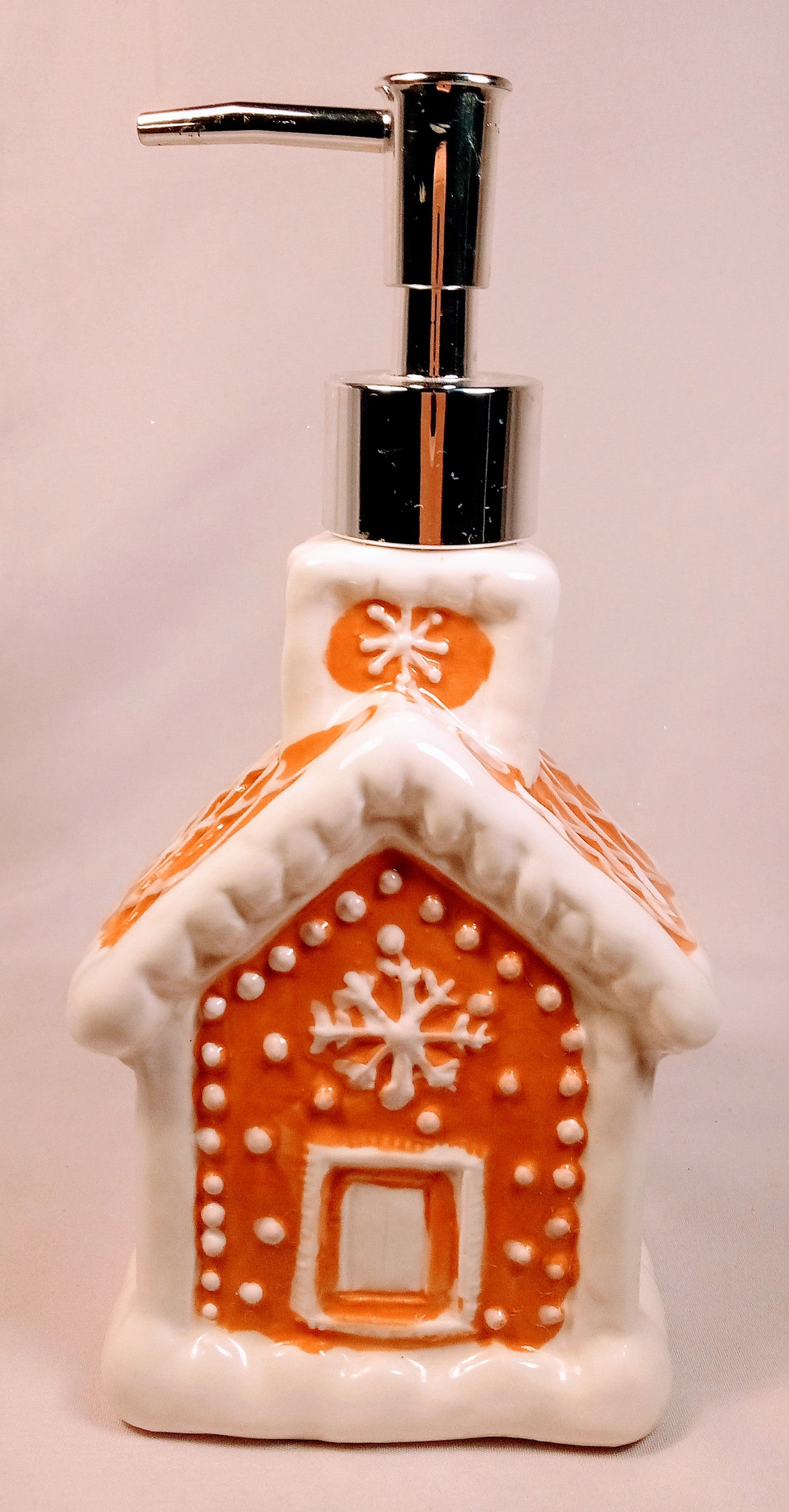 Christmas Gingerbread Soap Dispenser, Lotion Pump Bath Soap Gift for her, Bathroom Decor Sink Soap Holder, Home and Living Kitchen Decor, Housewarming Gift