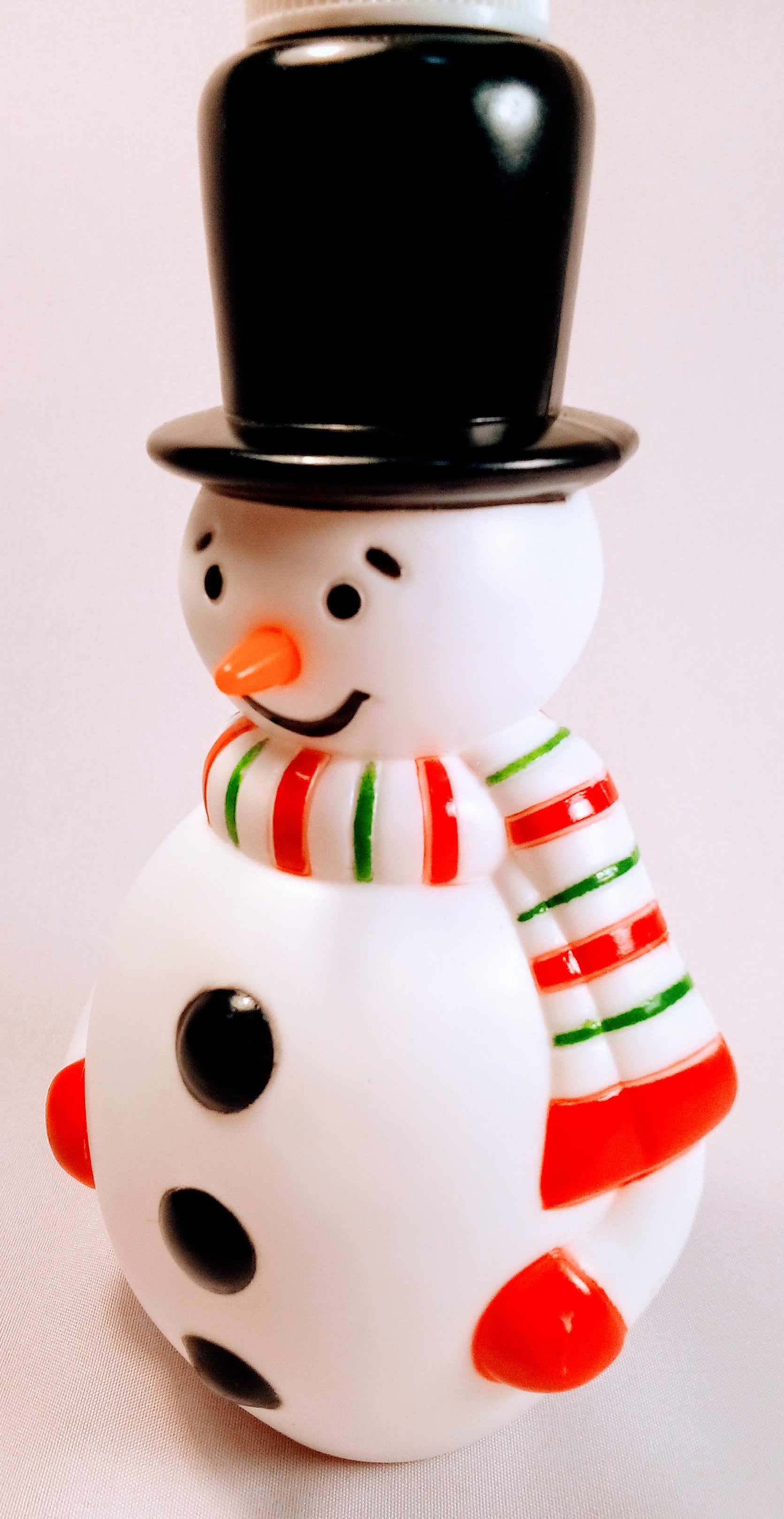 Christmas Snowman Soap, Lotion Dispenser, Festive Cheerful Bathroom Decor for the Holidays